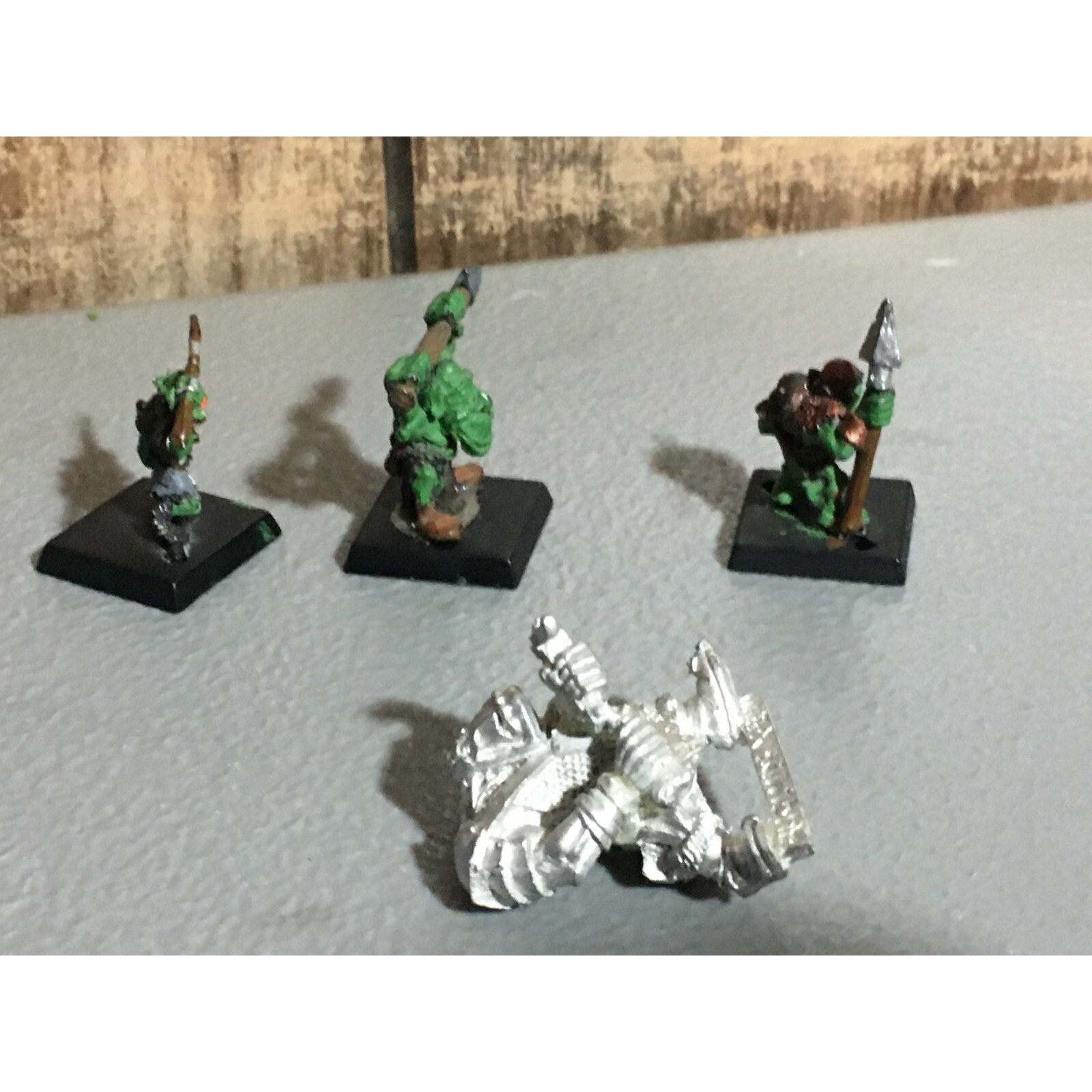 A21423 WARHAMEMR METAL OOP ORCS & GOBLINS UNKNOWN 4 PK RUGLUD ARMOURED