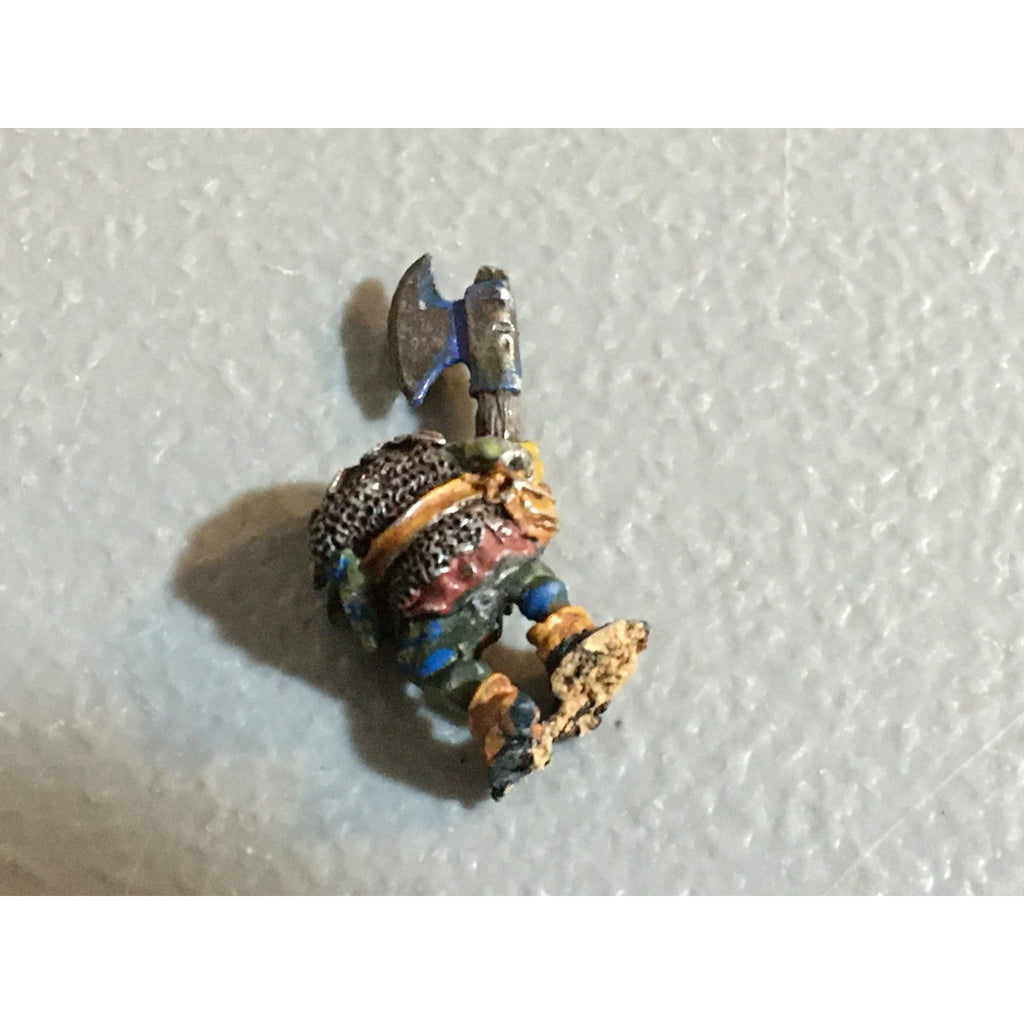 A32475 WARHAMMER FANTASY METAL ORCS GOBLINS SPEAR CHUKKA PAINT BASE