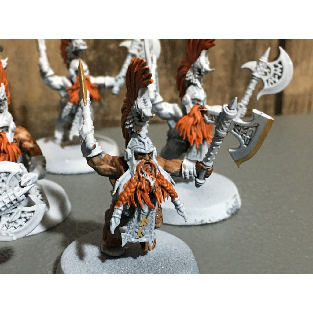 A20181 WARHAMMER FANTASY AOS FYRESLAYERS VULKITE BERZERKERS 10 PK PRIMED