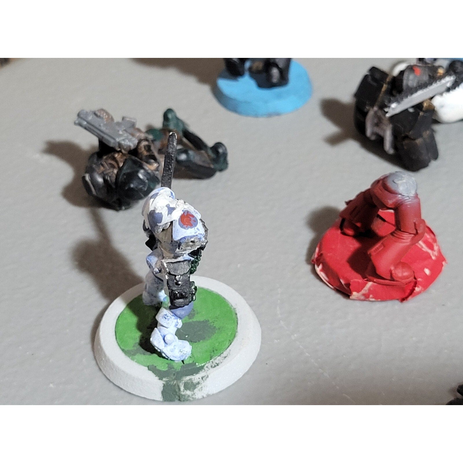A19115 WARHAMMER 40K SPACE MARINES LOT CAPTAIN BIKE NARTHECIUM ASSAULT