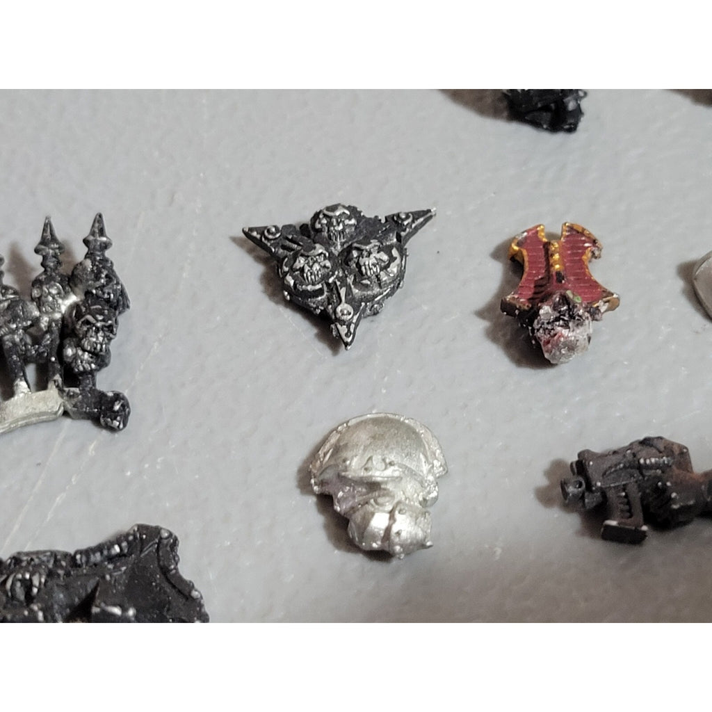 A19077 WARHAMMER 40K CHAOS SPACE MARINES ALL METAL BITS LOT