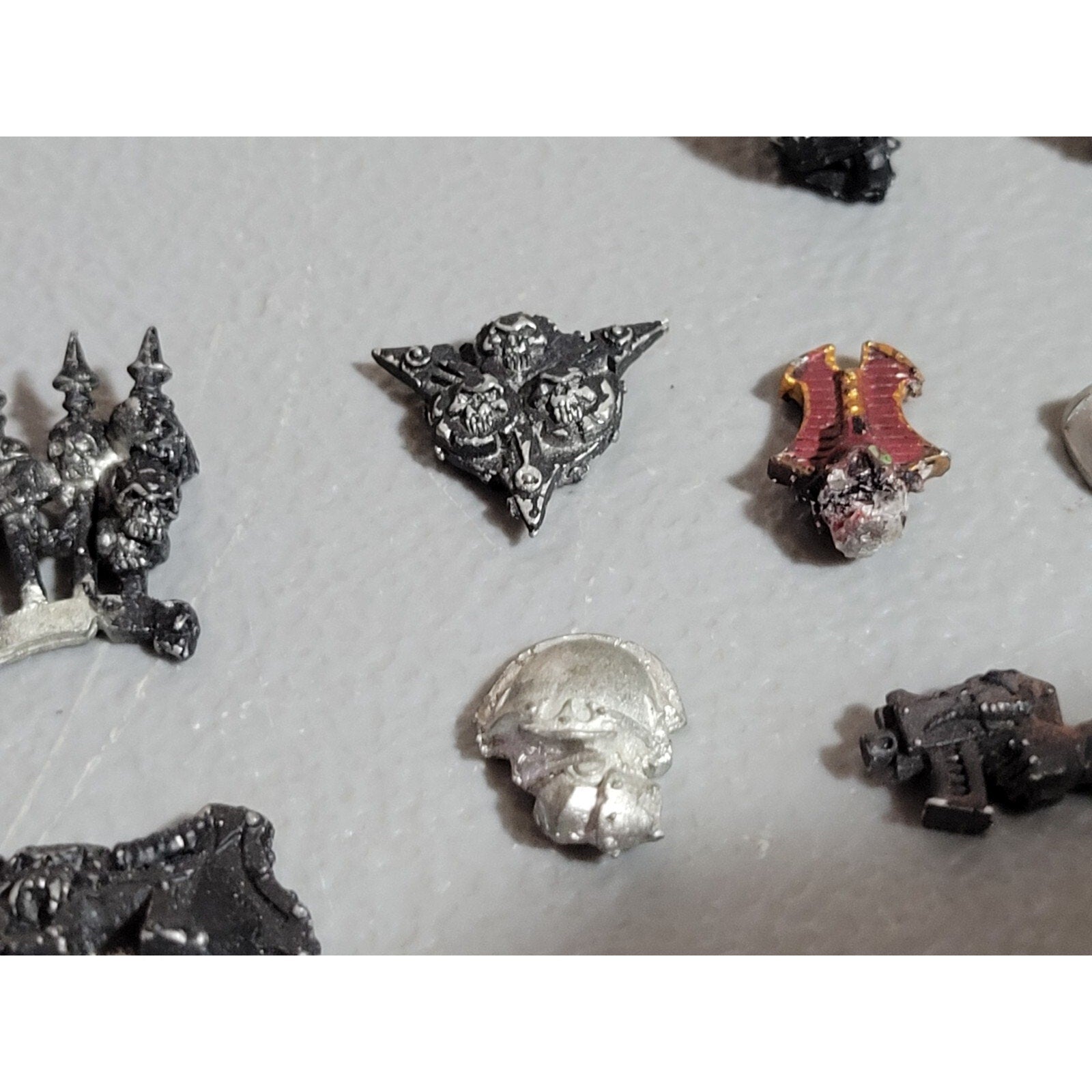 A19077 WARHAMMER 40K CHAOS SPACE MARINES ALL METAL BITS LOT