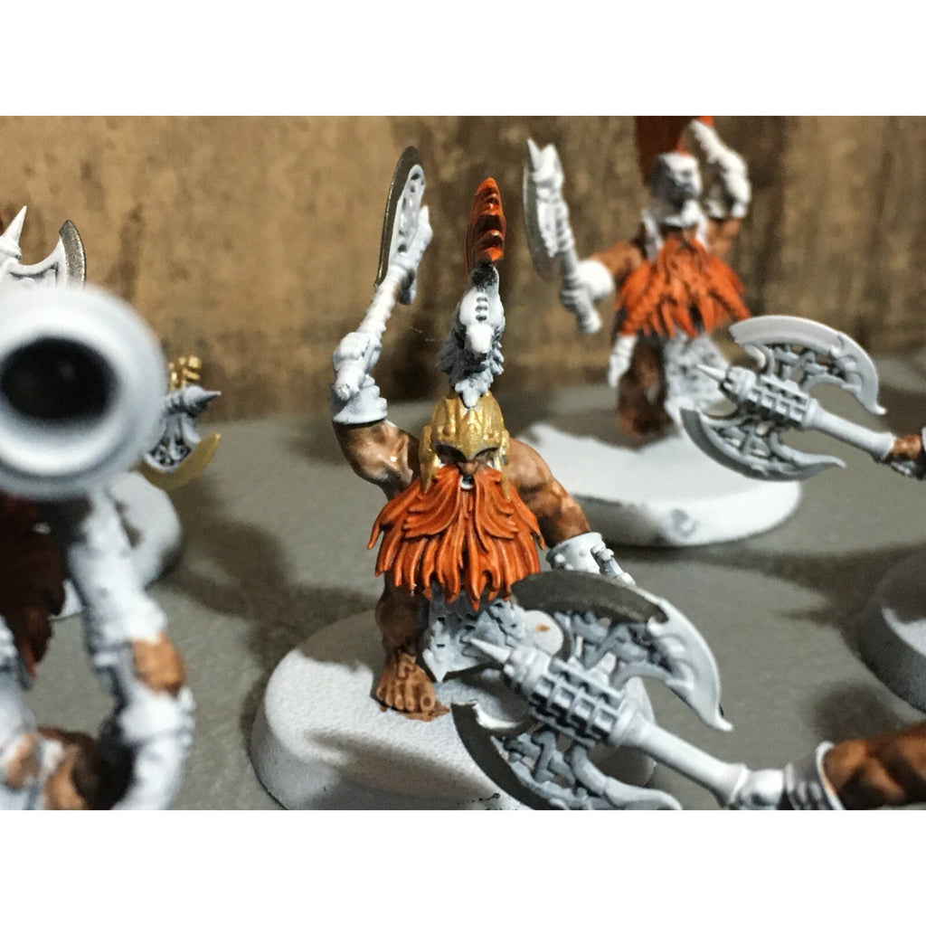 A20178 WARHAMMER FANTASY AOS FYRESLAYERS VULKITE BERZERKERS 10 PK PRIMED