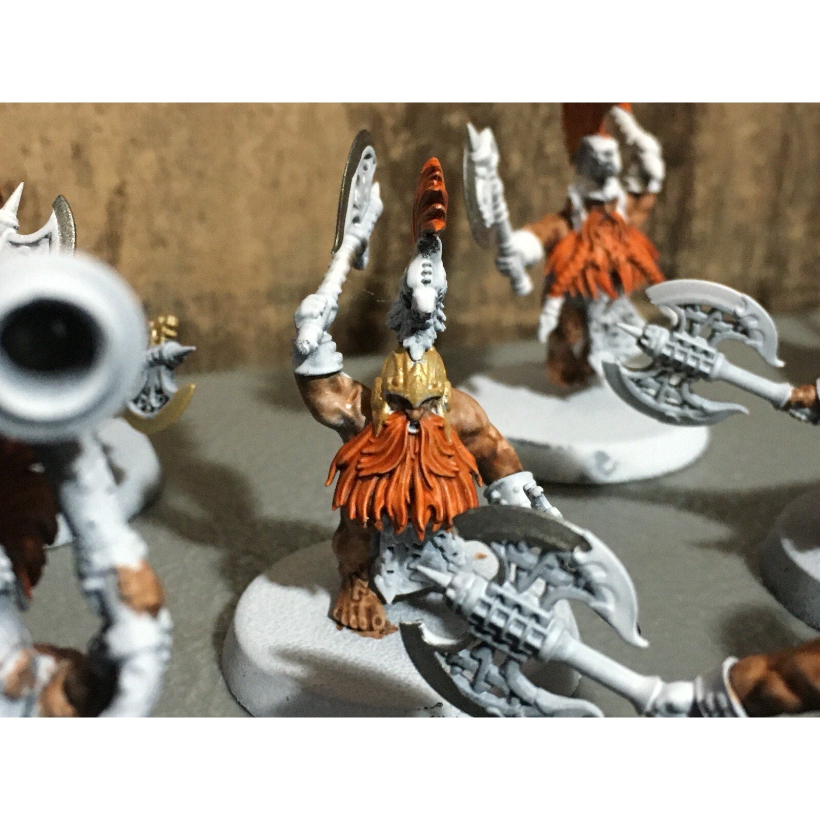 A20178 WARHAMMER FANTASY AOS FYRESLAYERS VULKITE BERZERKERS 10 PK PRIMED