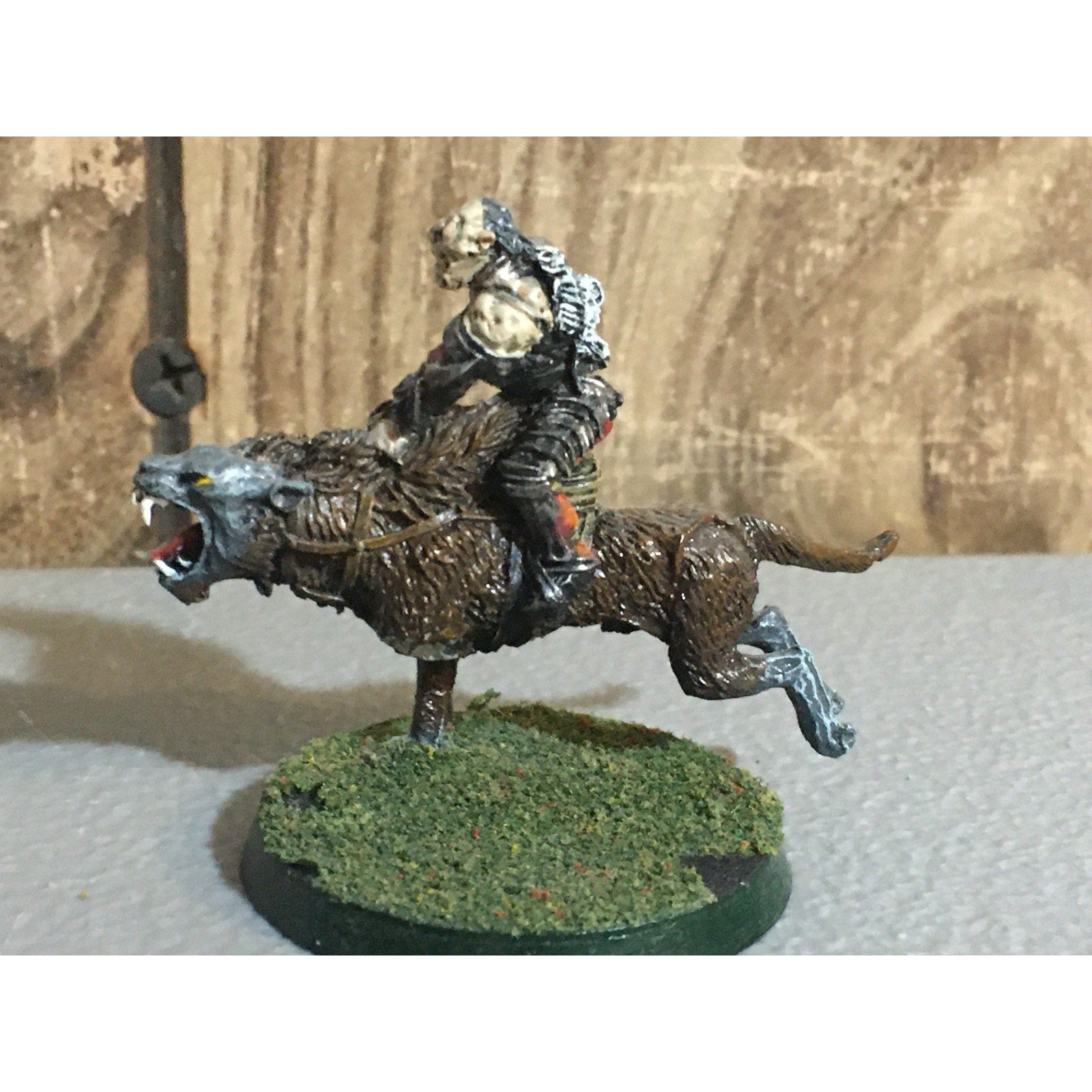 A30385 LOTR LORD OF THE RINGS GW GAMES WORKSHOP METALGOTHMOG MOUNTED WARG PAINT