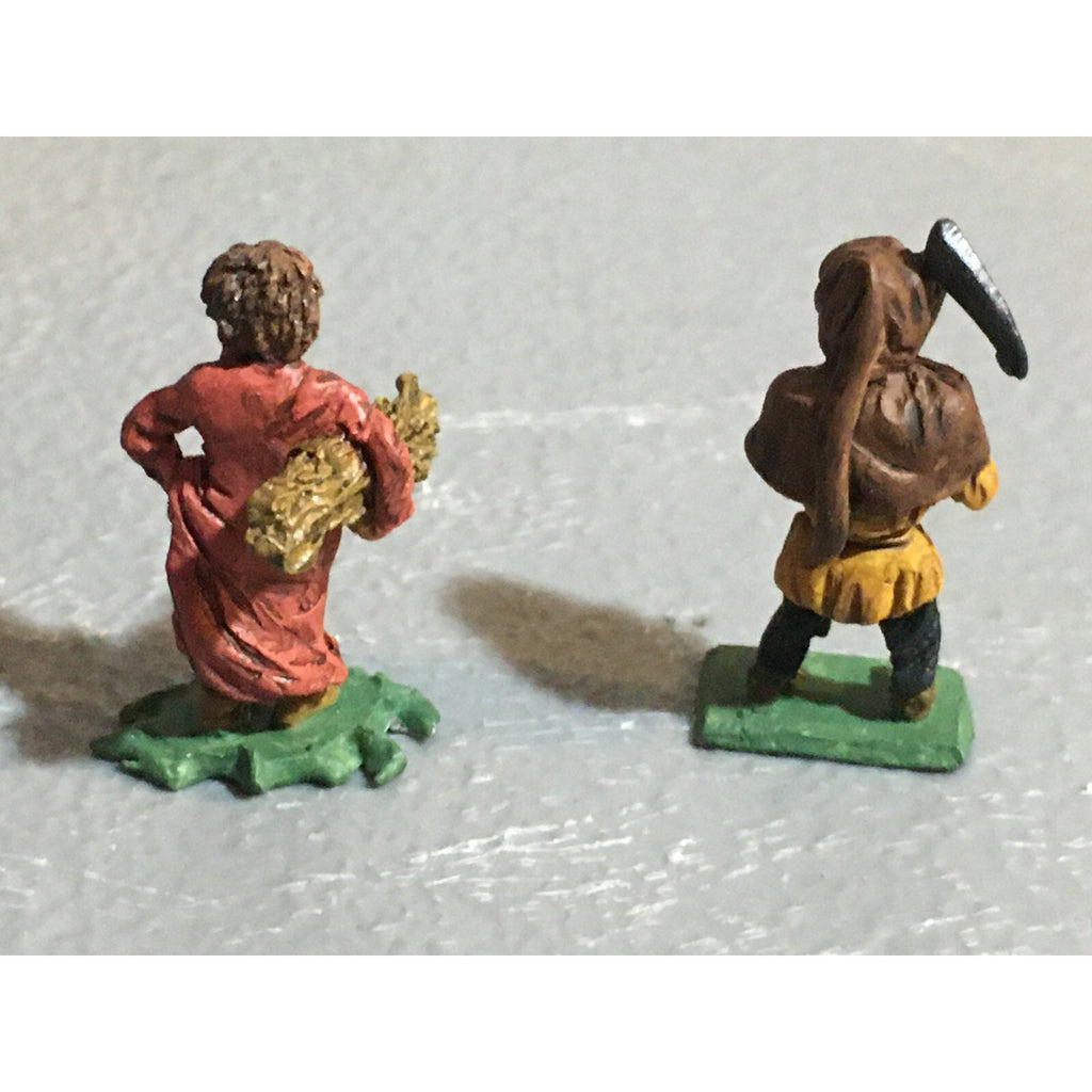 A10185 CITADEL PRE SLOTTA METAL RARE OOP HUMAN FARMERS PEASANTS 2 PK PAINTED