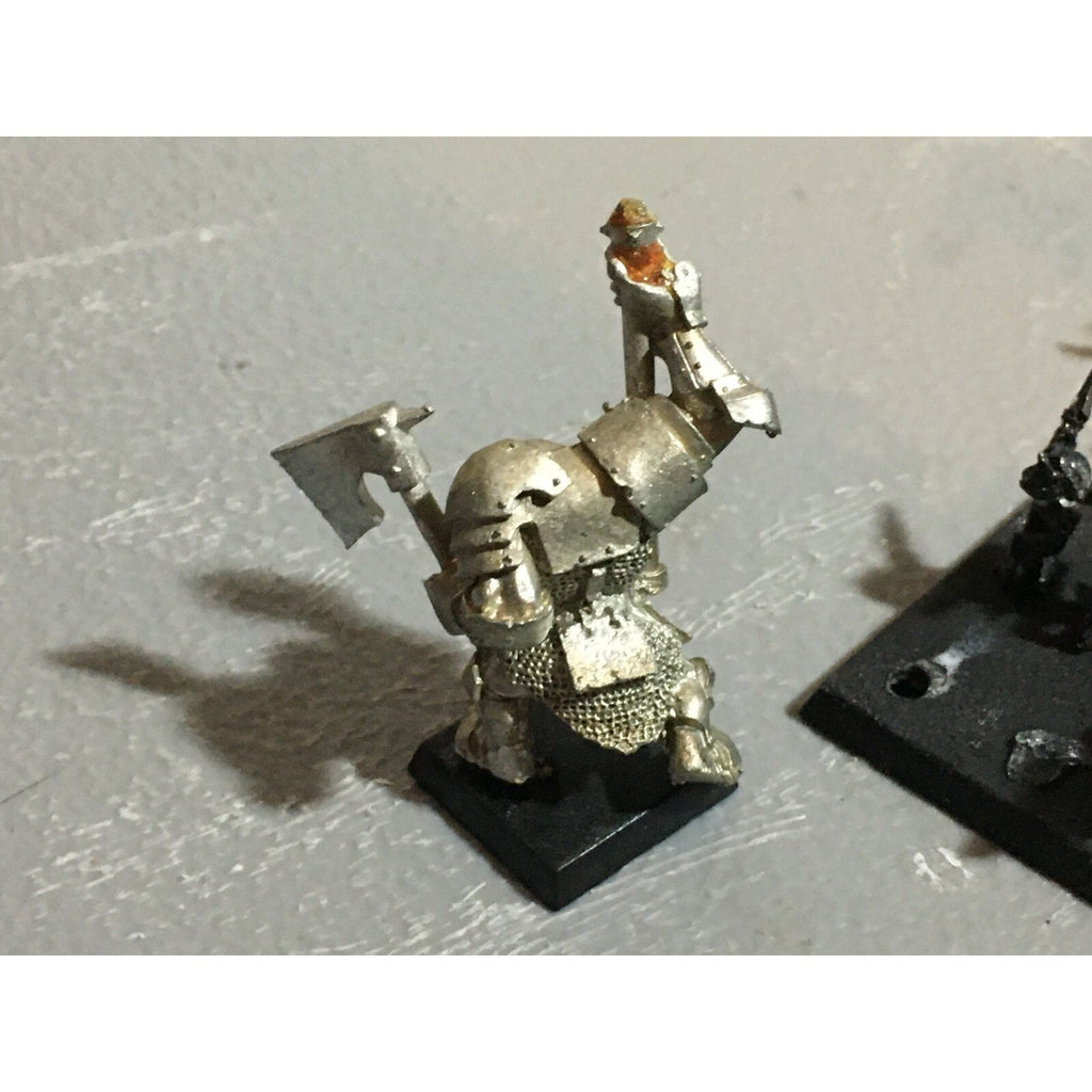 A21033 WARHAMMER FANTASY ORCS & GOBLINS METAL SNOTLING BLACK ORC BOAR