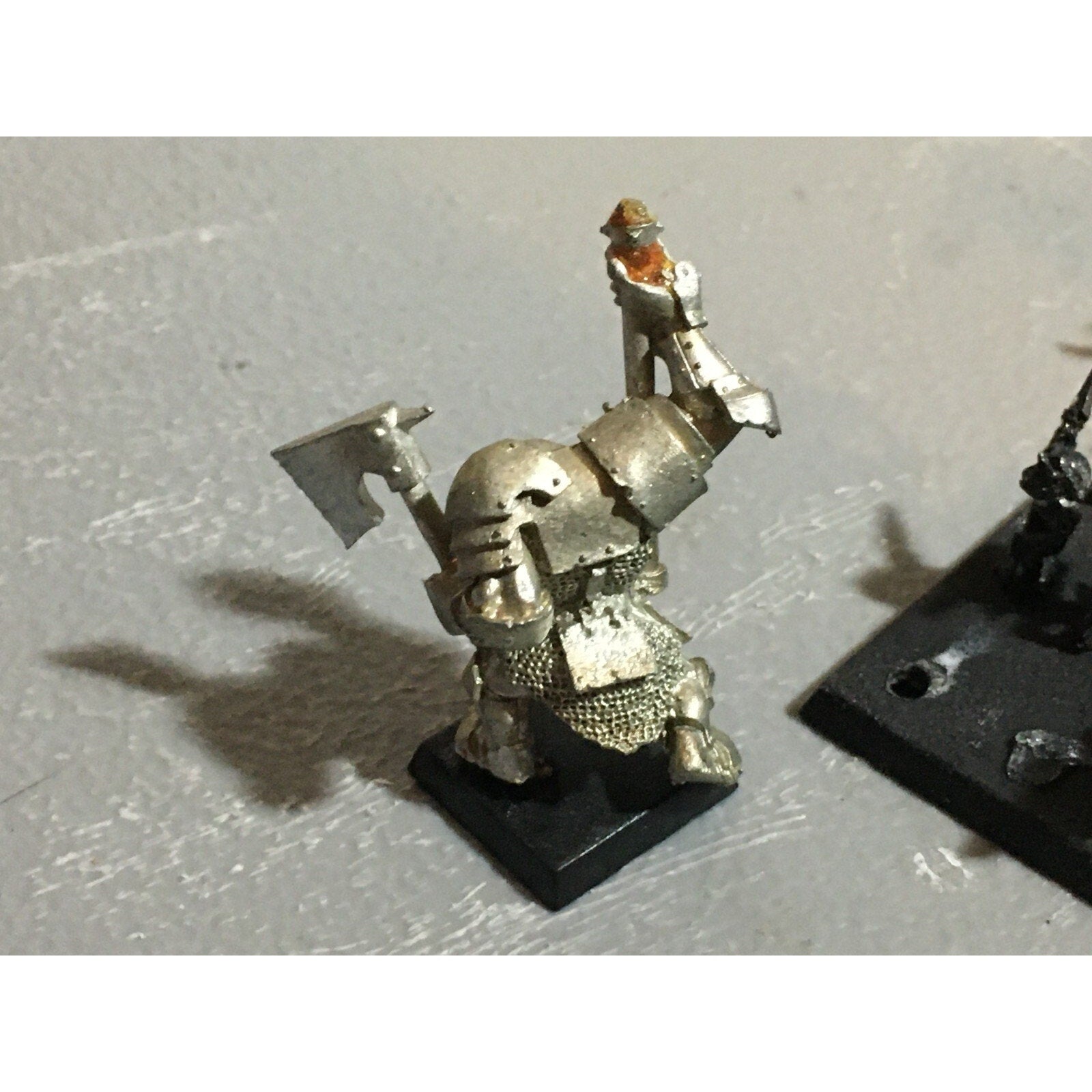 A21033 WARHAMMER FANTASY ORCS & GOBLINS METAL SNOTLING BLACK ORC BOAR