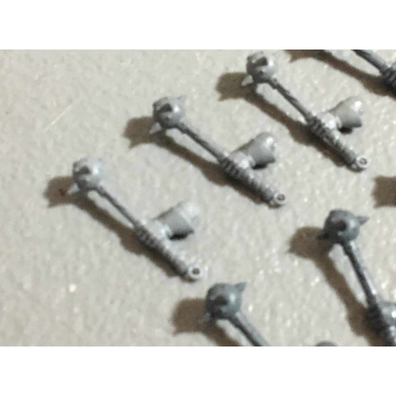 A22217 WARHAMMER FANTASY CHAOS MORTALS BITS LOT MACE HANDS GAMES WORKSHOP