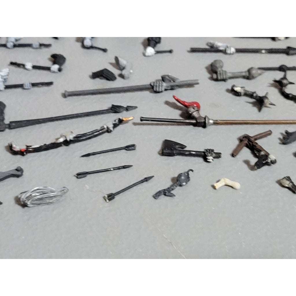 A18901 WARHAMMER FANTASY BITS LOT EMPIRE UNDEAD ARMS SPEARS SWORDS