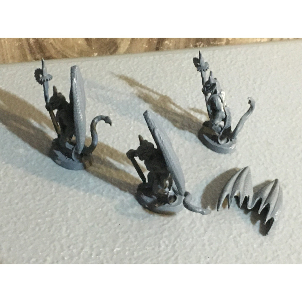 A32616 RAL PARTHA MINIATURES METAL MONSTERS 3 PK DEMON IMP 1 BROKE WEAPON D&D