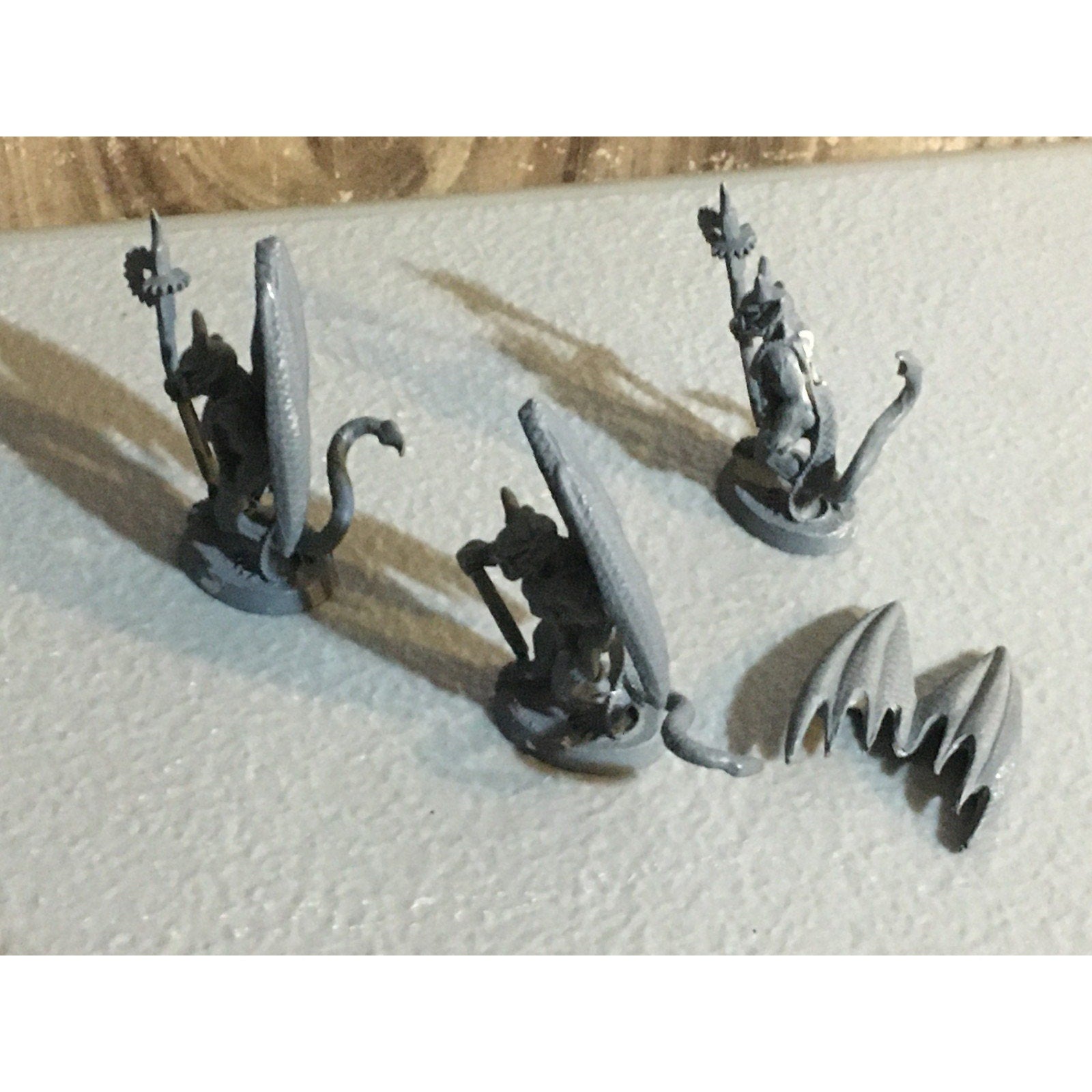 A32616 RAL PARTHA MINIATURES METAL MONSTERS 3 PK DEMON IMP 1 BROKE WEAPON D&D