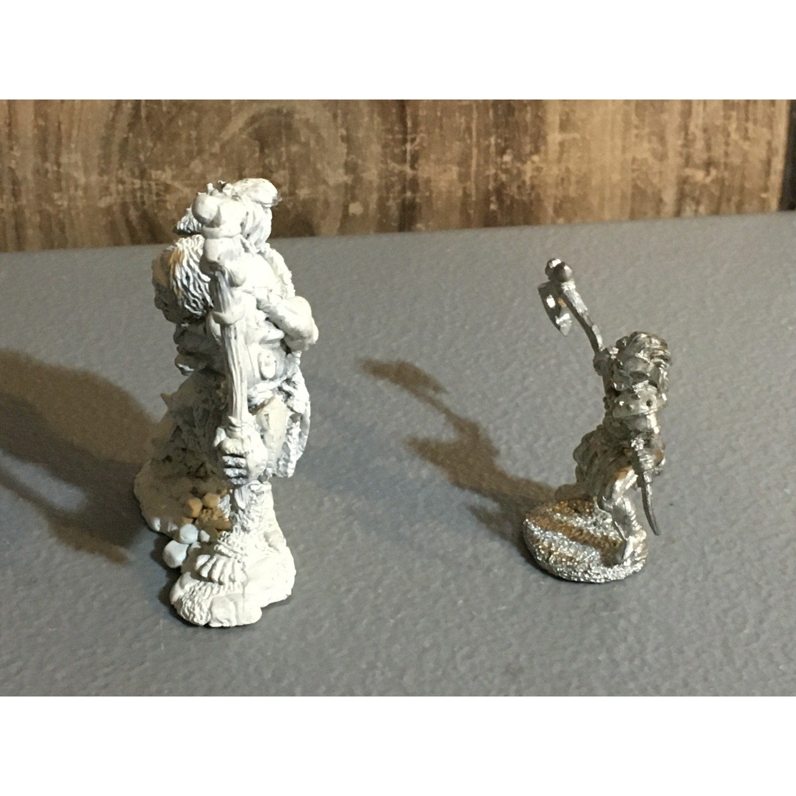 A33995 REAPER MINIATURES METAL ETTIN & KANG HALF ORC BARBARIAN D&D TABLETOP
