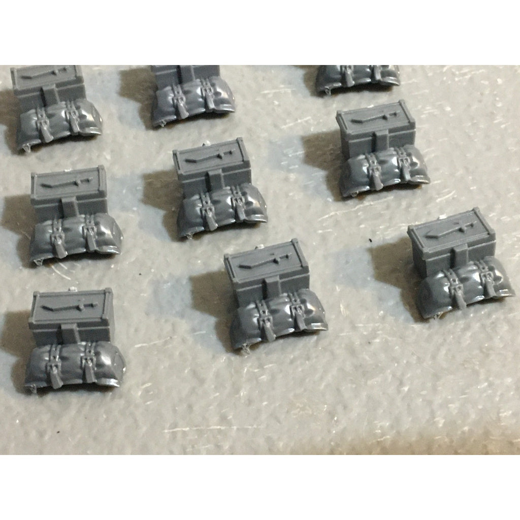 A29400 WARHAMMER 40K SPACE MARINES DARK ANGELS RAVENWING BIKE SADDLEBAG BITS LOT