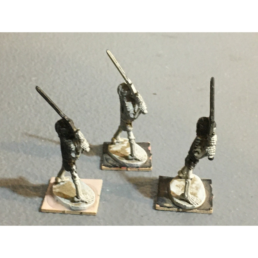 A32385 RAL PARTHA METAL MINIATURES SKELETON WARRIOR KNIGHT 3 PK TABLETOP WAR