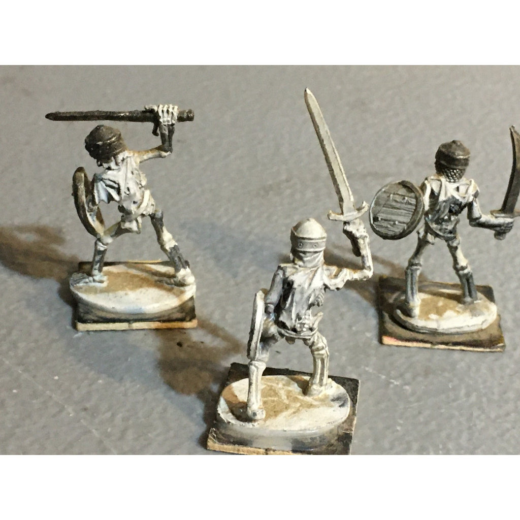 A32376 RAL PARTHA METAL MINIATURES SKELETON WARRIOR 3 PK TABLETOP WAR GAMES