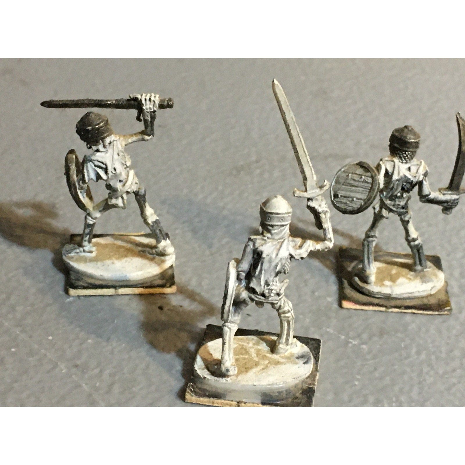 A32376 RAL PARTHA METAL MINIATURES SKELETON WARRIOR 3 PK TABLETOP WAR GAMES