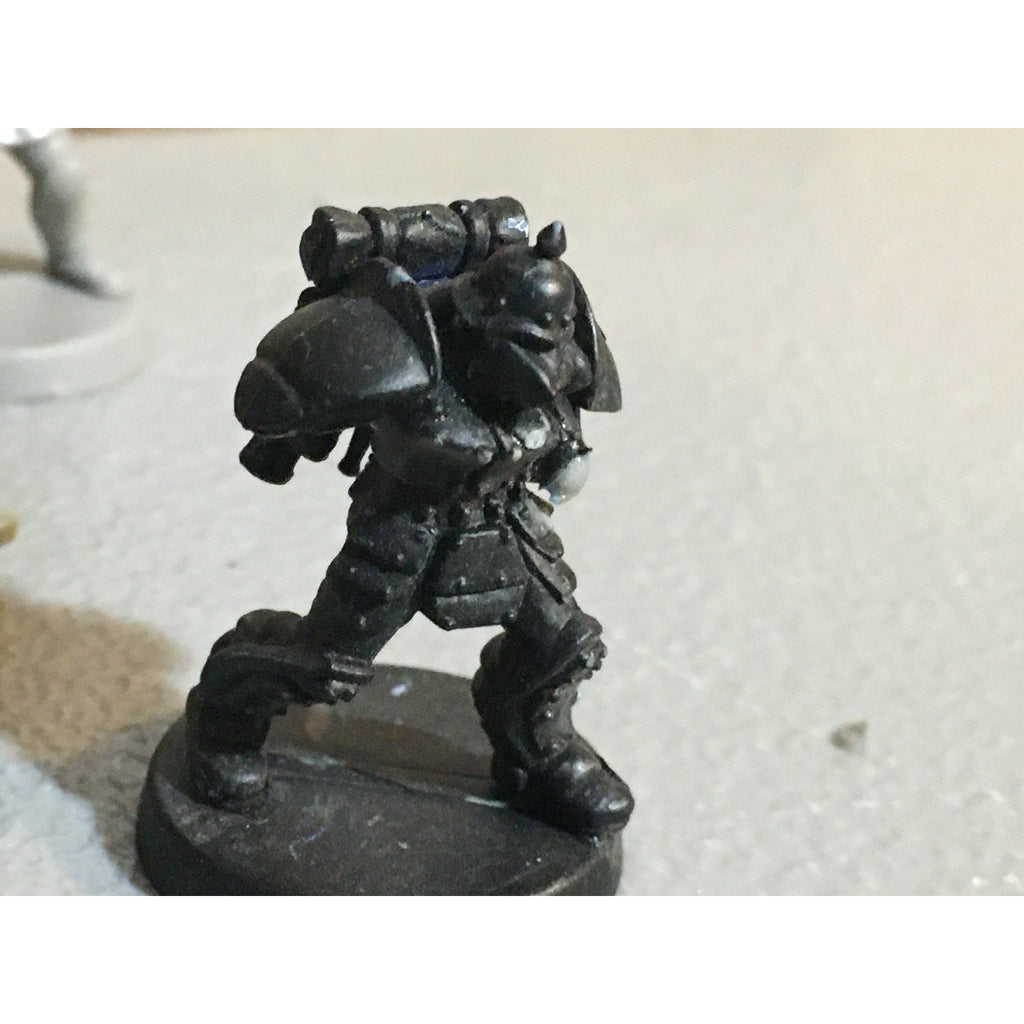 A30066 UNKNOWN TABLE TOP SCI-FI POWER ARMOR SOLDIERS 11 PK INCOMPLETE WAR GAMES