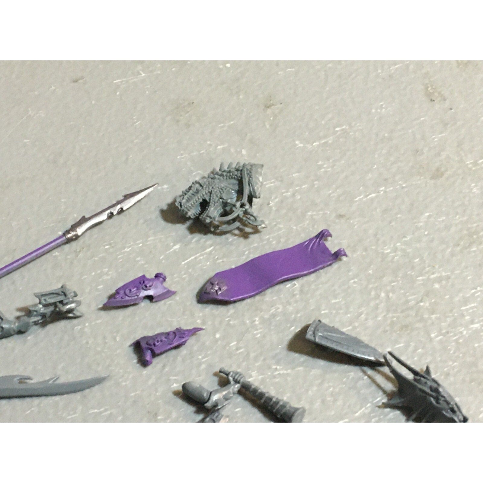 A18545 WARHAMMER FANTASY AOS MIXED BITS LOT OGRE ORC DARK ELVES DWARFS GW