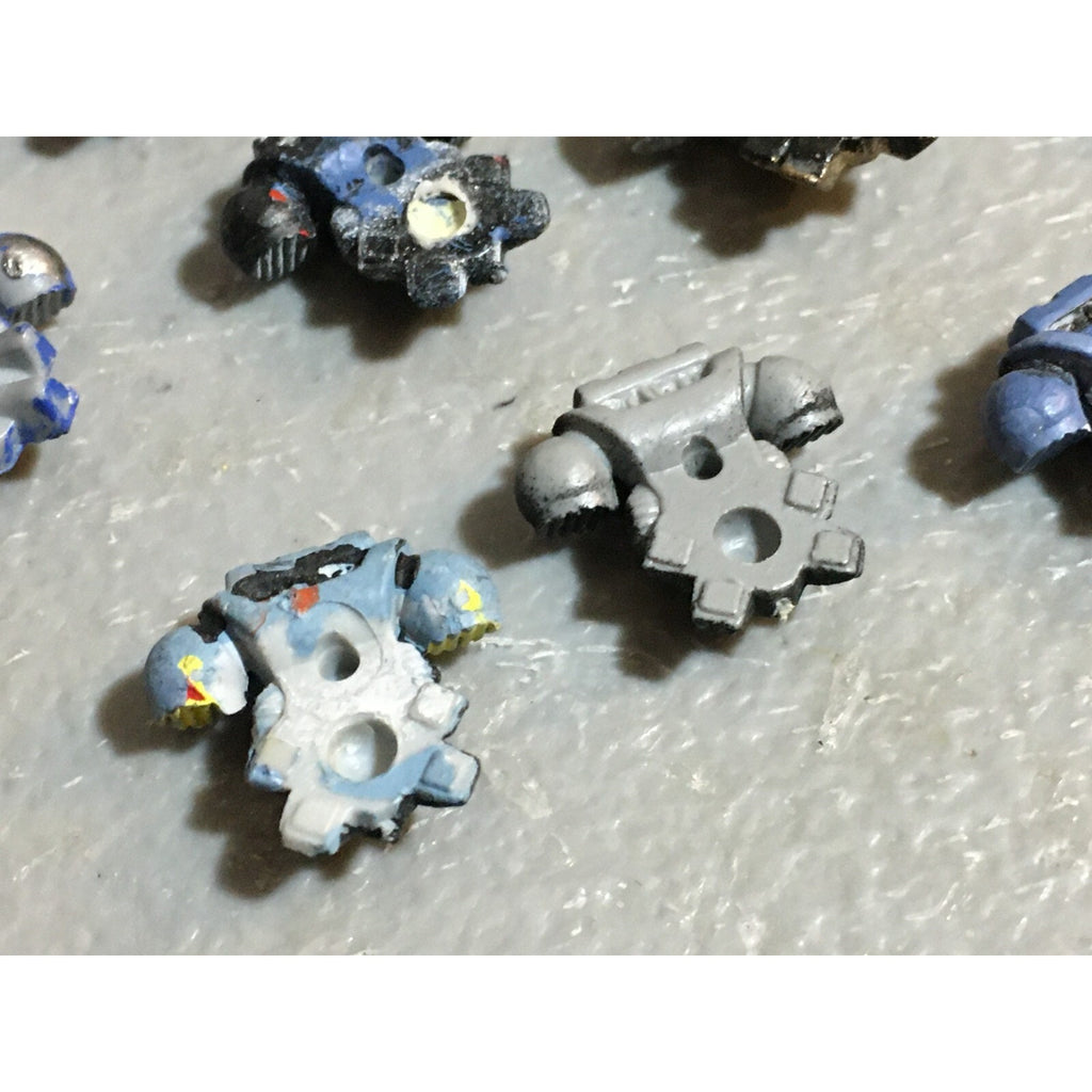 A23260 WARHAMMER 40K SPACE MARINES ROGUE TRADER BITS LOT BACKPACKS SOME CLOGD GW