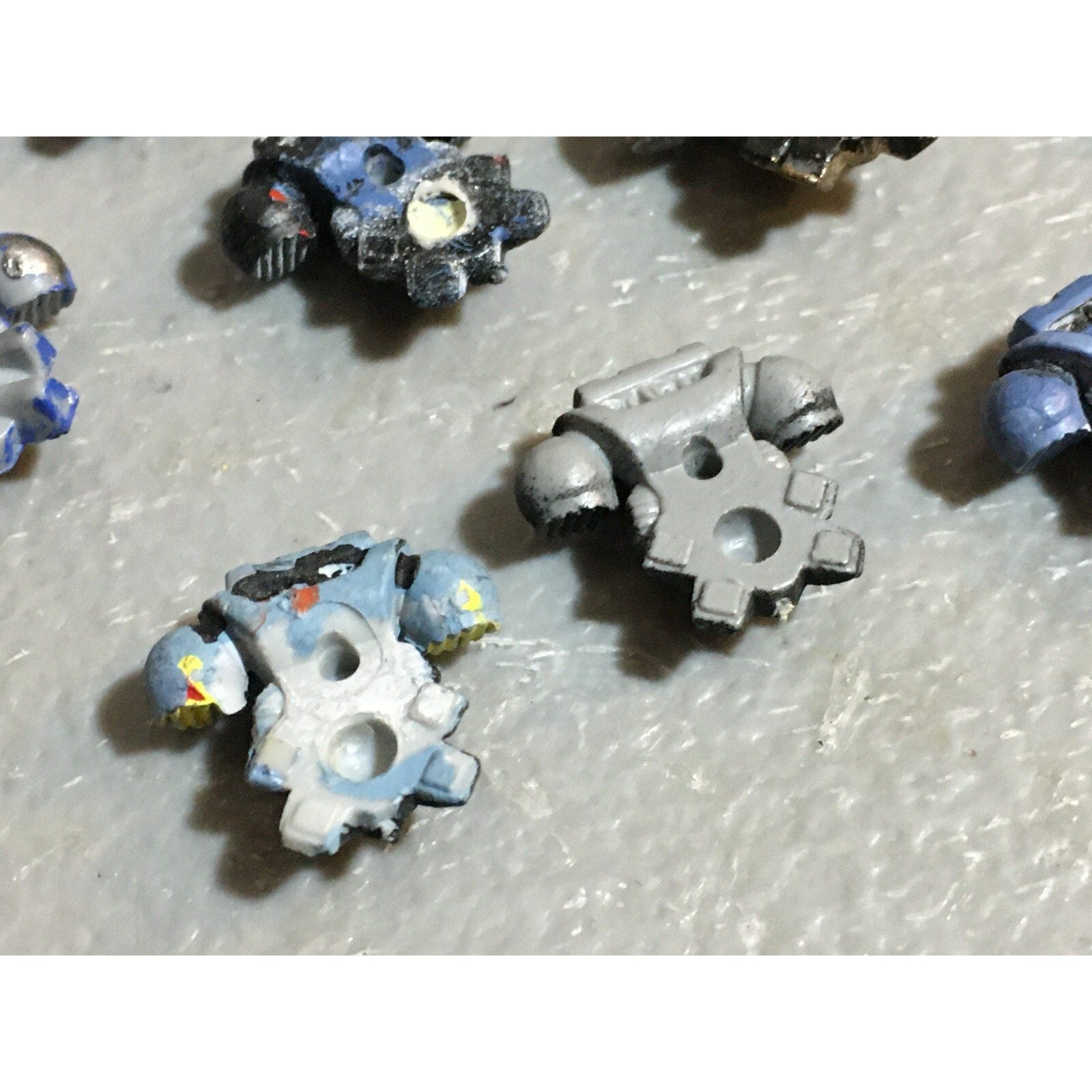 A23260 WARHAMMER 40K SPACE MARINES ROGUE TRADER BITS LOT BACKPACKS SOME CLOGD GW