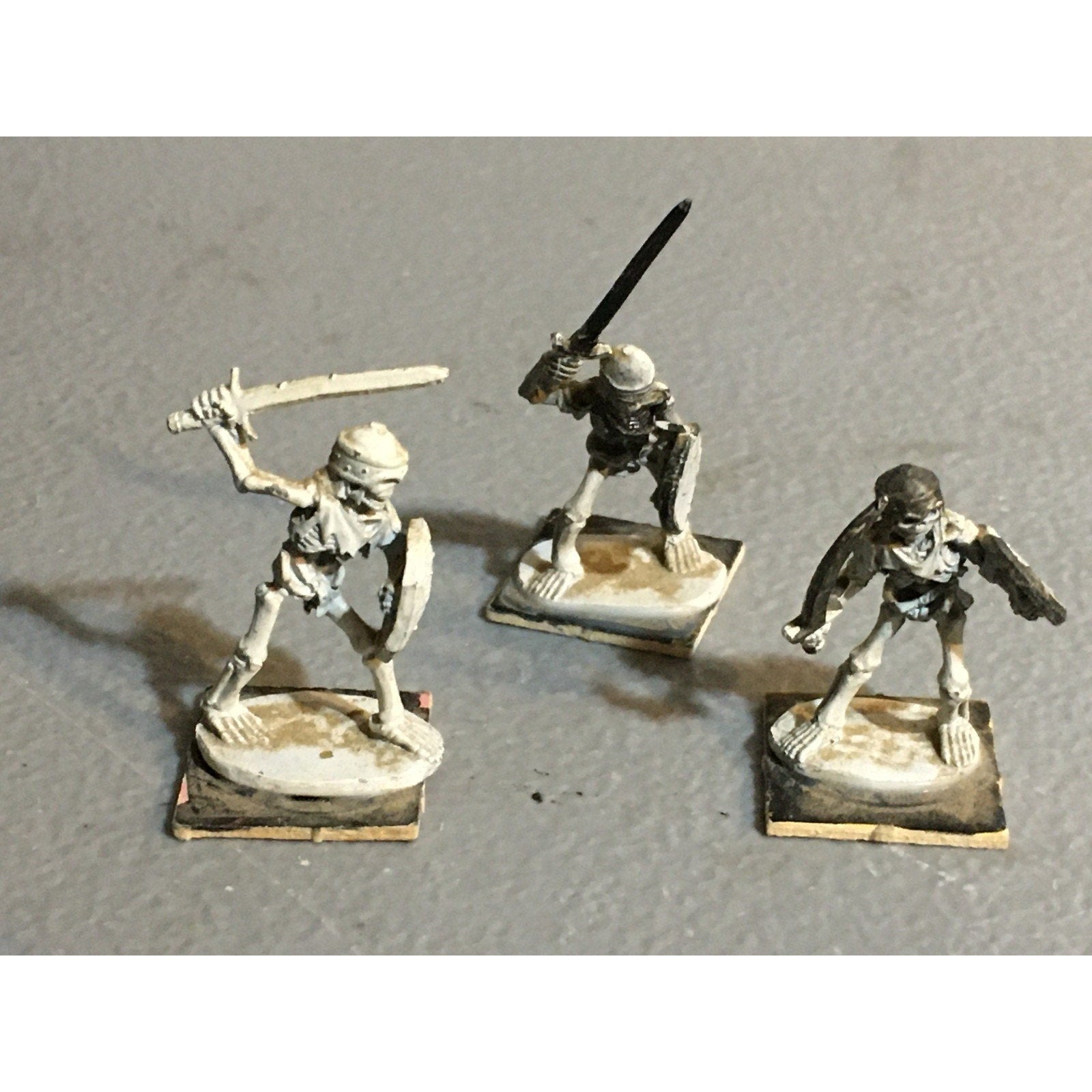 A32375 RAL PARTHA METAL MINIATURES SKELETON WARRIOR 3 PK TABLETOP WAR GAMES
