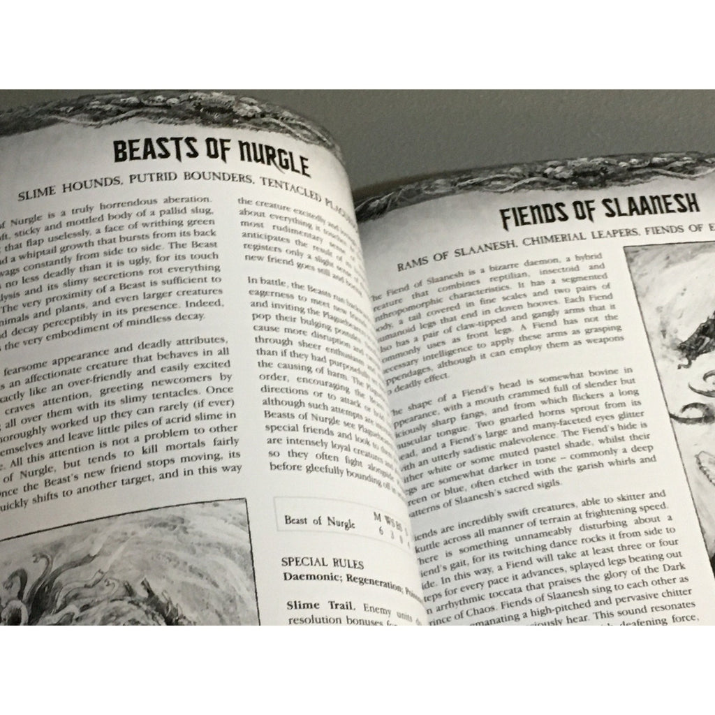 BOOK WARHAMMER FANTASY DAEMONS OF CHAOS ARMY BOOK GW GAMES WORKSHOP