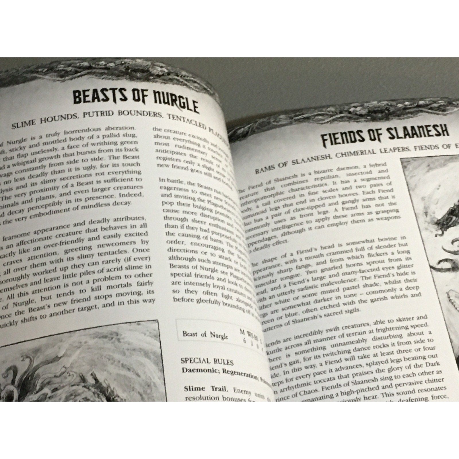 BOOK WARHAMMER FANTASY DAEMONS OF CHAOS ARMY BOOK GW GAMES WORKSHOP