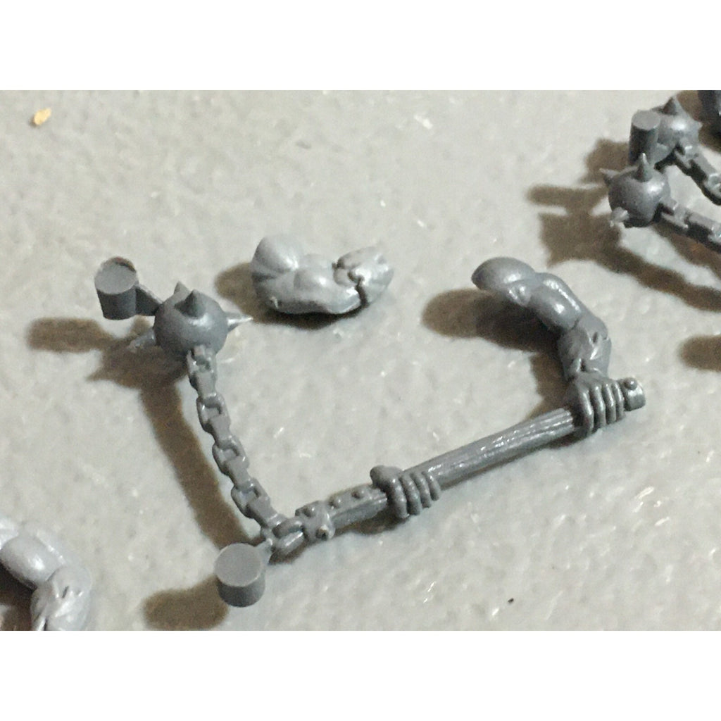 A22259 WARHAMMER FANTASY CHAOS MORTALS BITS LOT MARAUDER FLAILS GAMES WORKSHOP