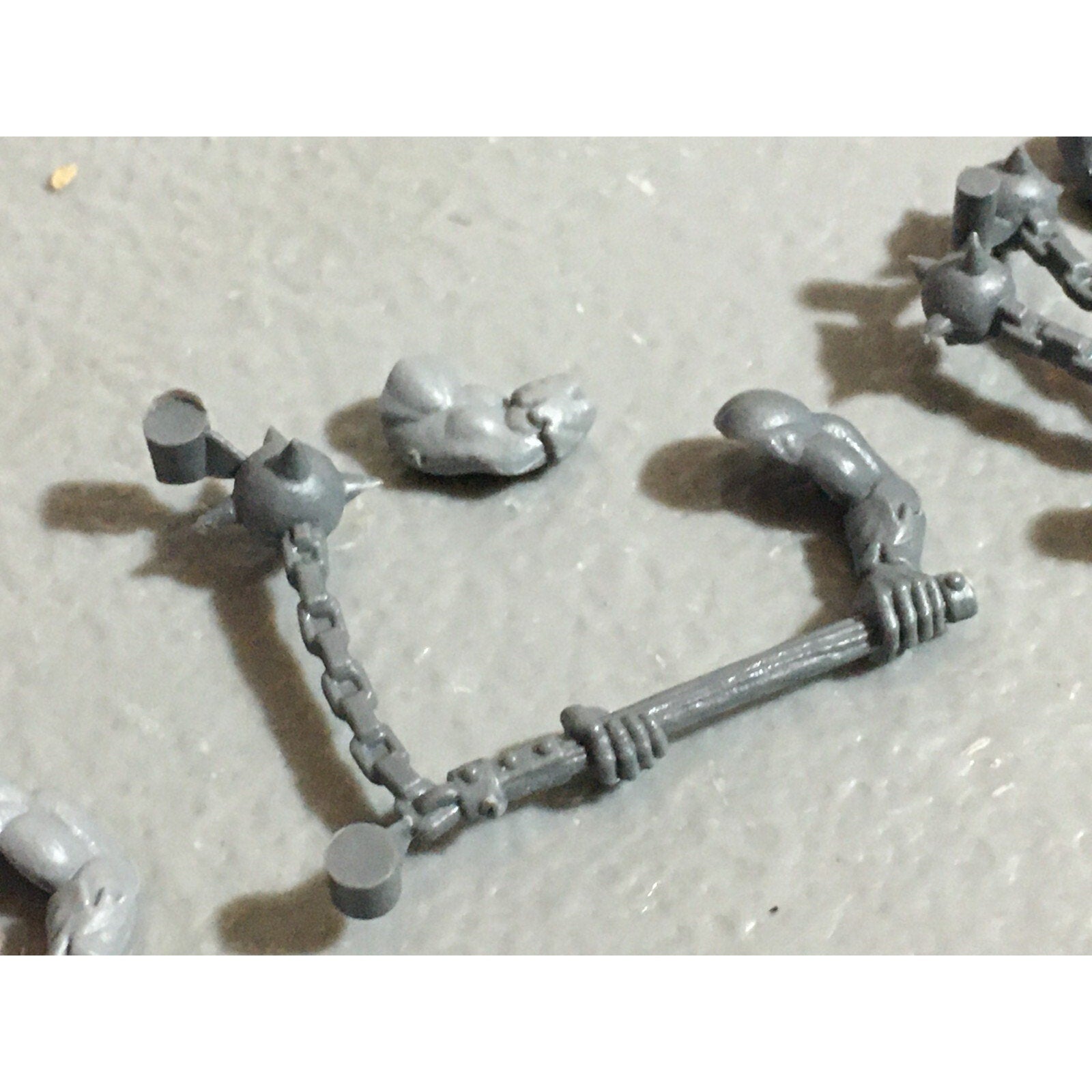 A22259 WARHAMMER FANTASY CHAOS MORTALS BITS LOT MARAUDER FLAILS GAMES WORKSHOP