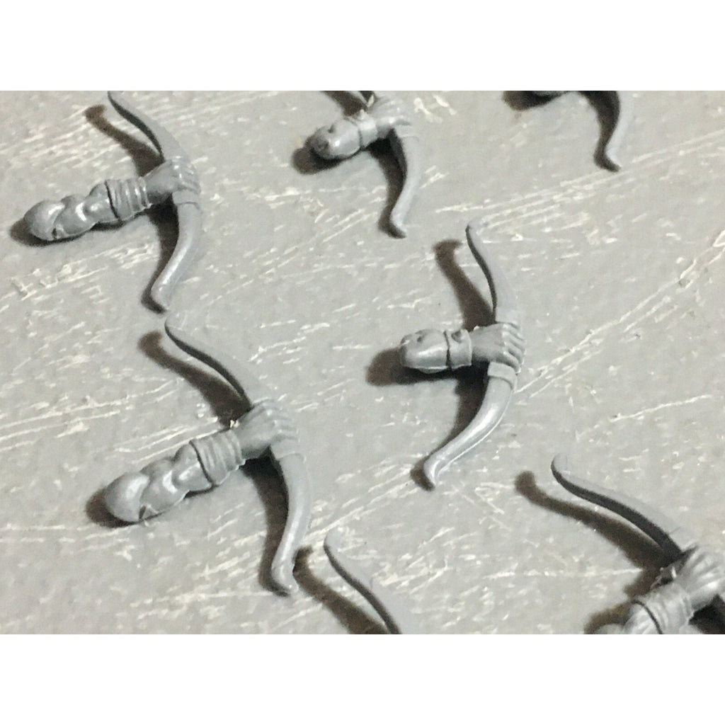 A22633 WARHAMMER FANTASY ORCS & GOBLINS BITS LOT GOBLIN ARCHER BOWS GW OLD WORLD