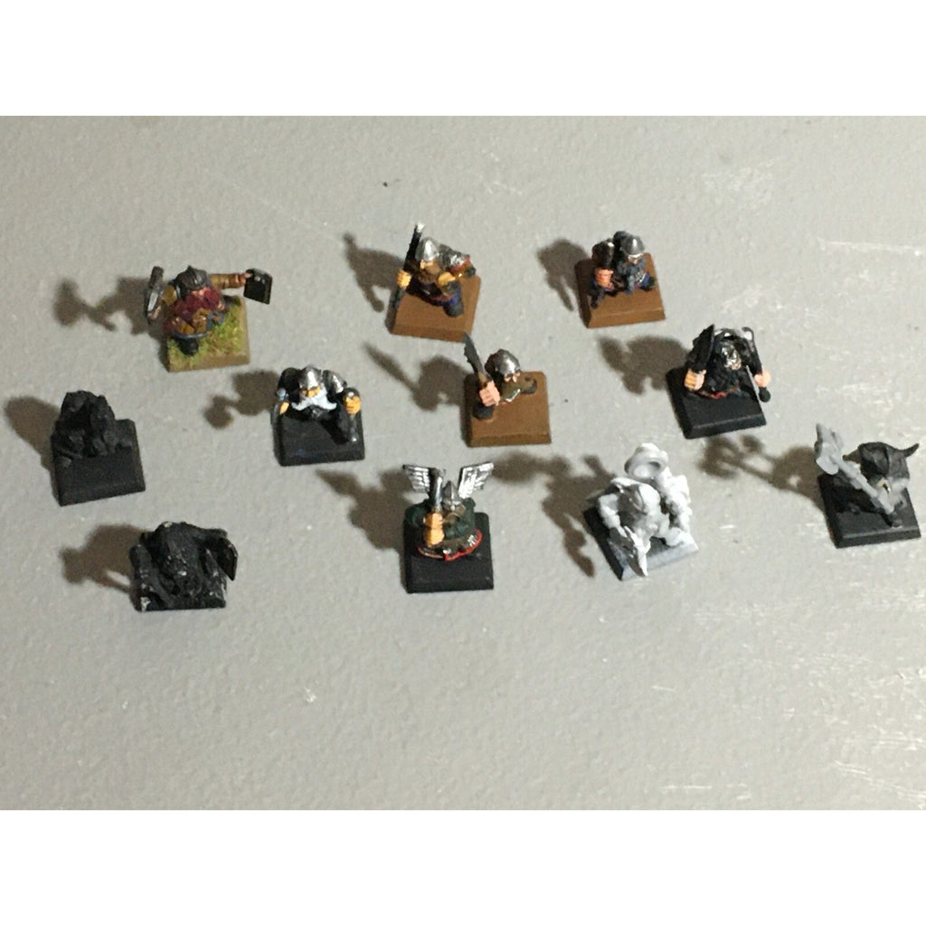A22060 WARHAMMER FANTASY DWARFS INCOMPLETE LOT WARRIORS ENGINEER GAMES WORKSHOP