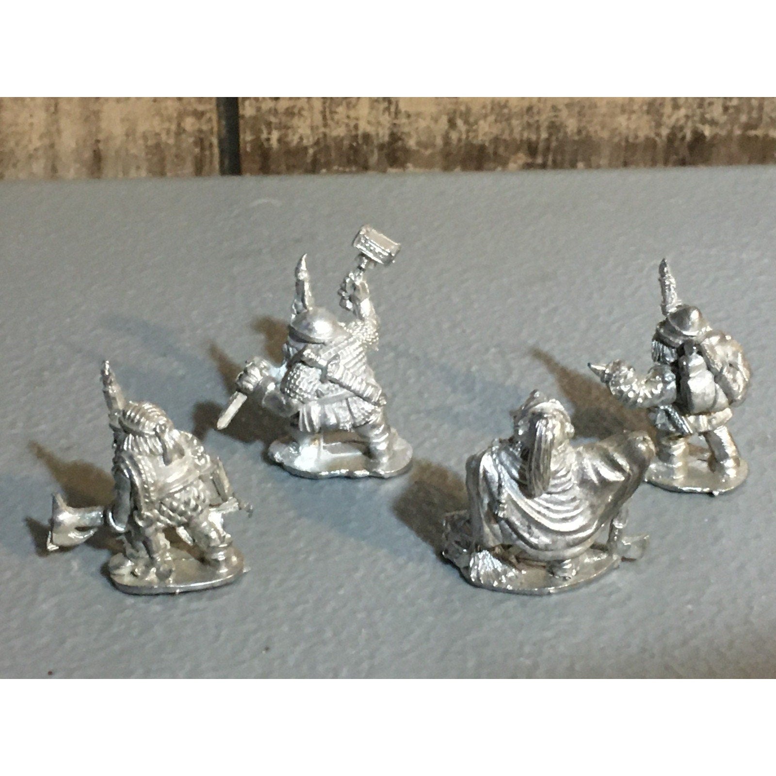 A32707 ALTERNATIVE ARMIES METAL MINIATURES DWARVES DH7 DWARF CAVERN FIGHTERS 4/5