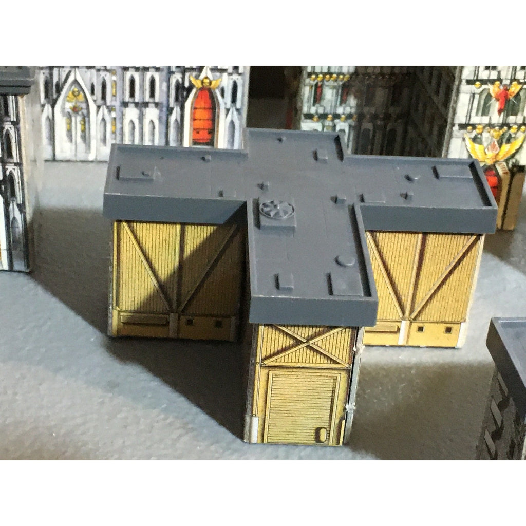 A31674 WARHAMMER EPIC 40K TERRAIN BUILDINGS PLASTIC & CARDSTOCK 6 PK