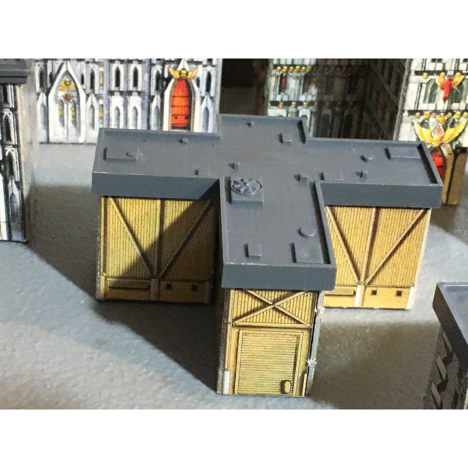 A31674 WARHAMMER EPIC 40K TERRAIN BUILDINGS PLASTIC & CARDSTOCK 6 PK