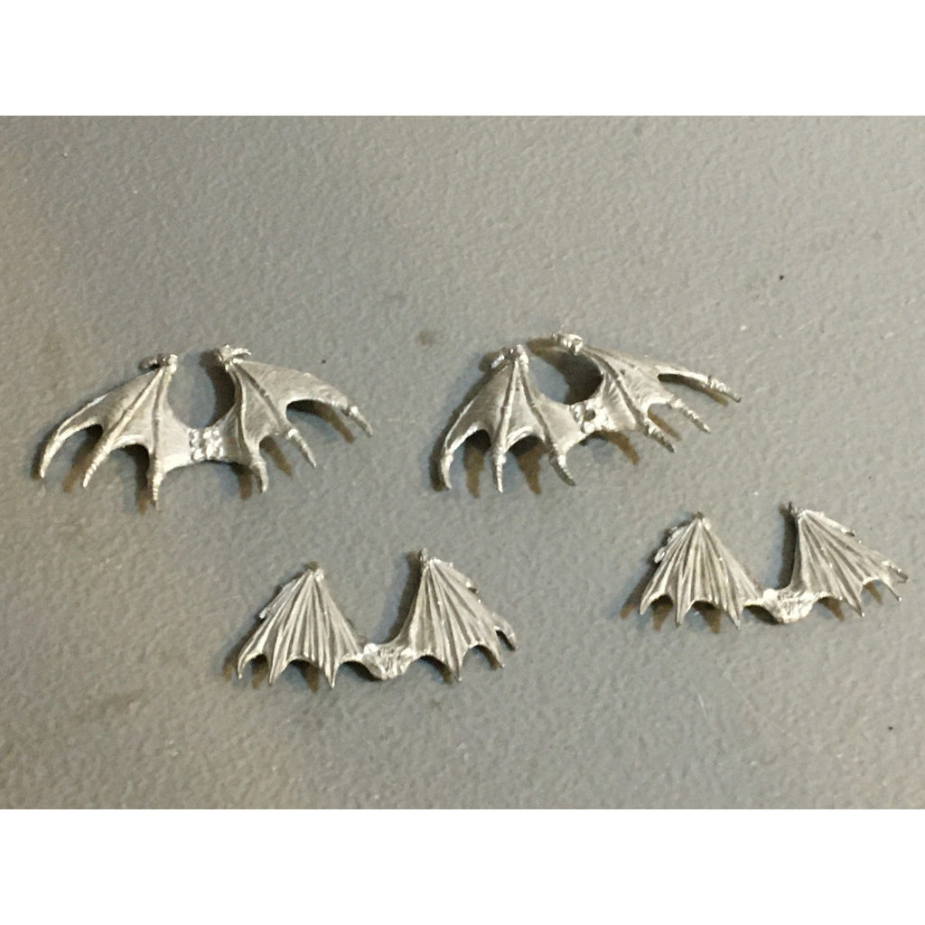 A33853 WARHAMMER 40K TYRANIDS BITS LOT METAL GARGOYLE WINGS 2PK & CHAOS FURY 2PK
