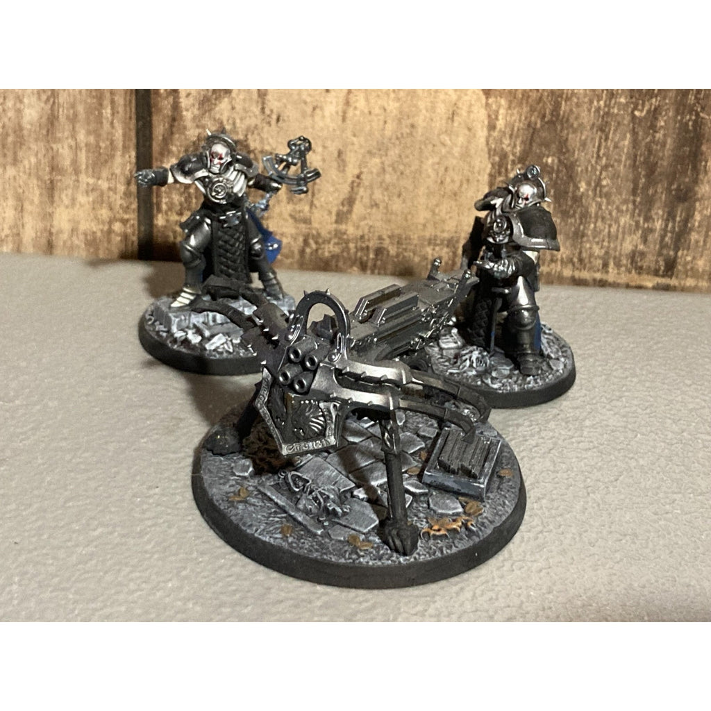 A19279 WARHAMMER AOS SIGMAR STORMCAST CELESTAR BALLISTA & CREW PAINTED BASED