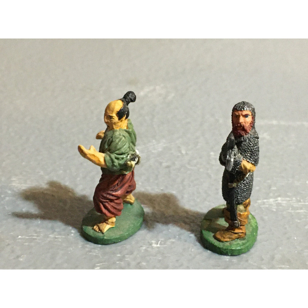 A10154 RAL PARTHA METAL OOP PAINTED MEN AT ARMS W AXE & SAMURAI