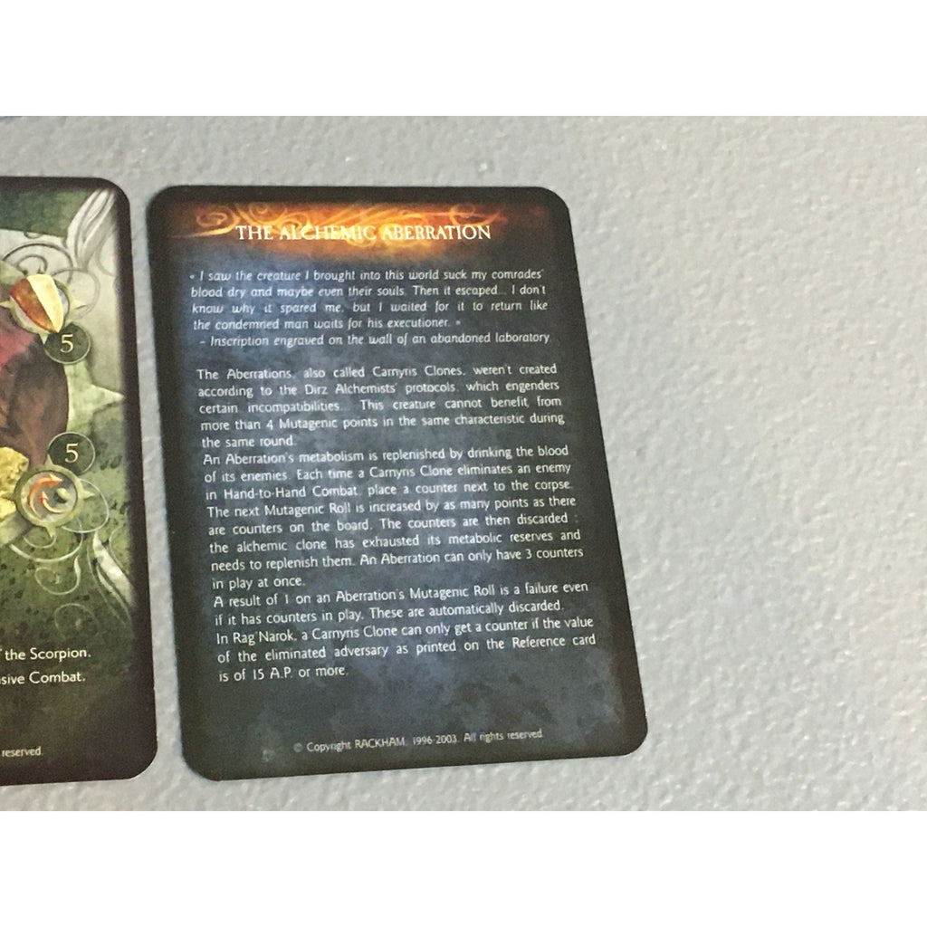 A32709 RACKHAM CONFRONTATION ABERRATION METAL TABLETOP