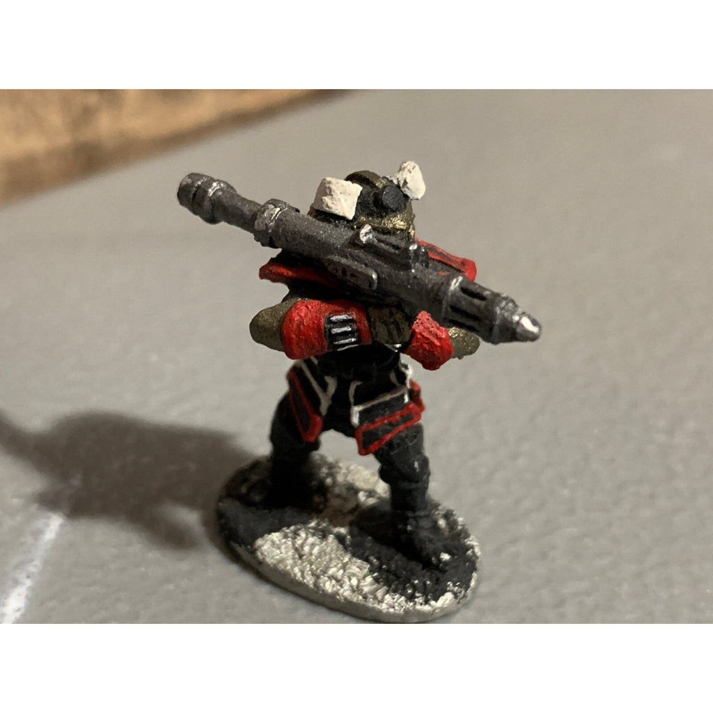 A10250 TALON GAMES IMPERIAL SENSHI W ROCKET LAUNCHER METAL PAINTED OOP