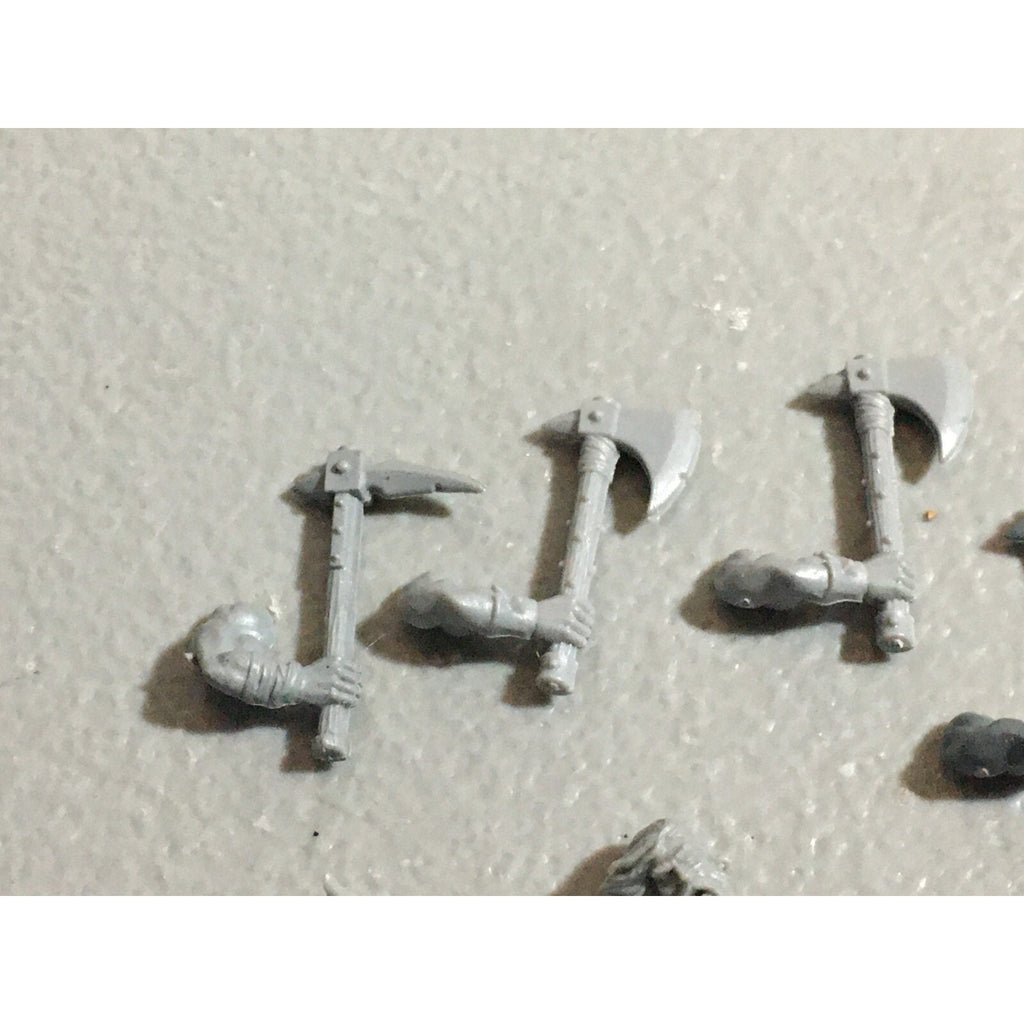 A22177 WARHAMMER FANTASY CHAOS MORTALS BITS LOT MIXED MARAUDER COMMAND & ARMS GW