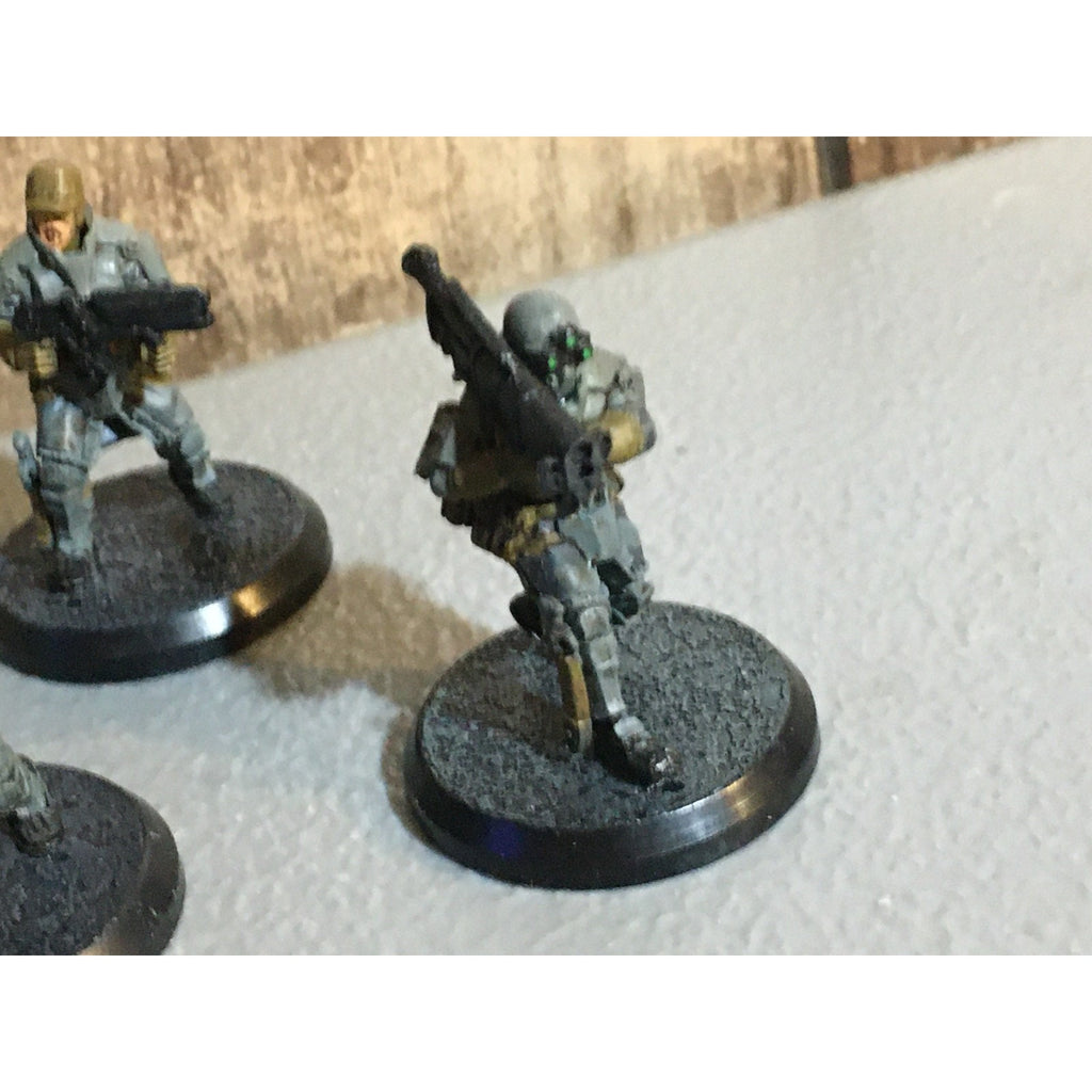 A33529 RACKHAM AT-43 UNA STEEL TROOPERS 7 PK MINIATURES W CARDS