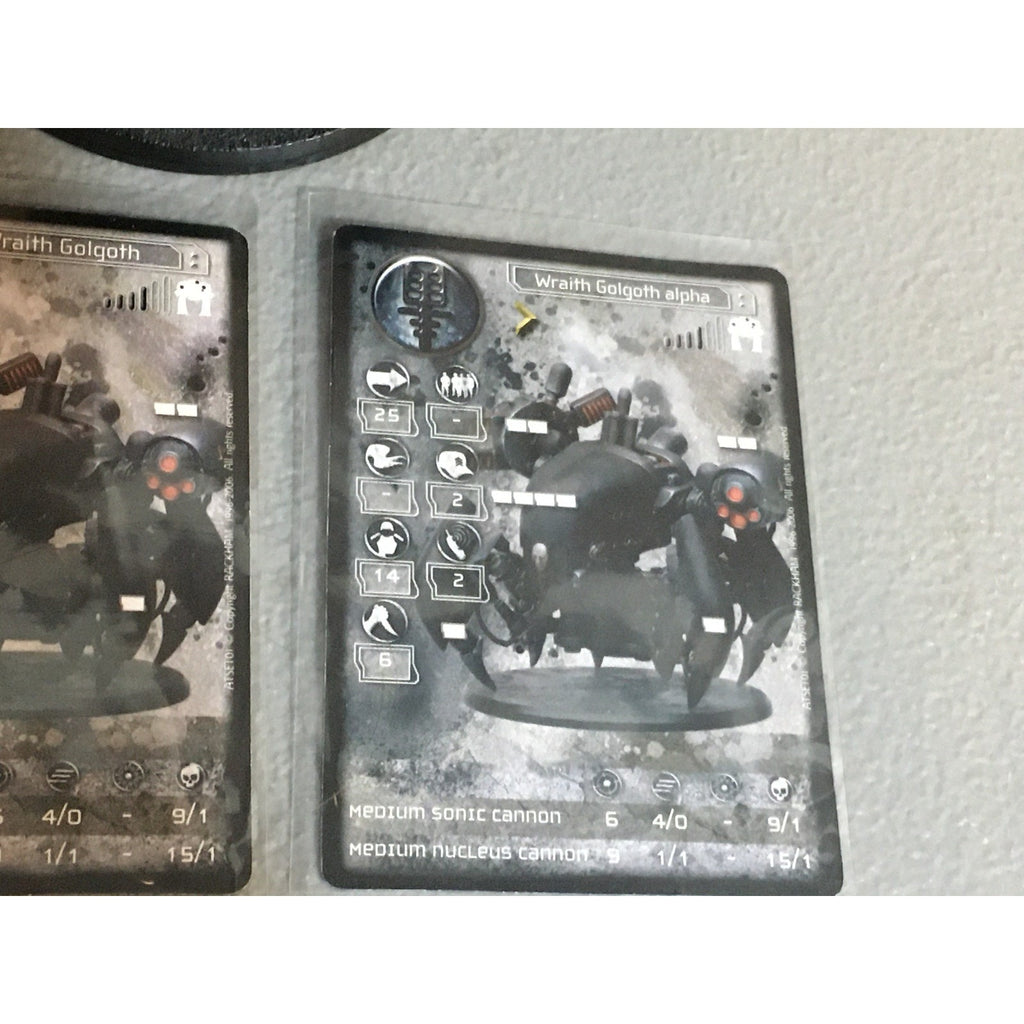 A33504 RACKHAM AT-43 THERIAN WRAITH GOLGOTH MINIATURE W CARDS