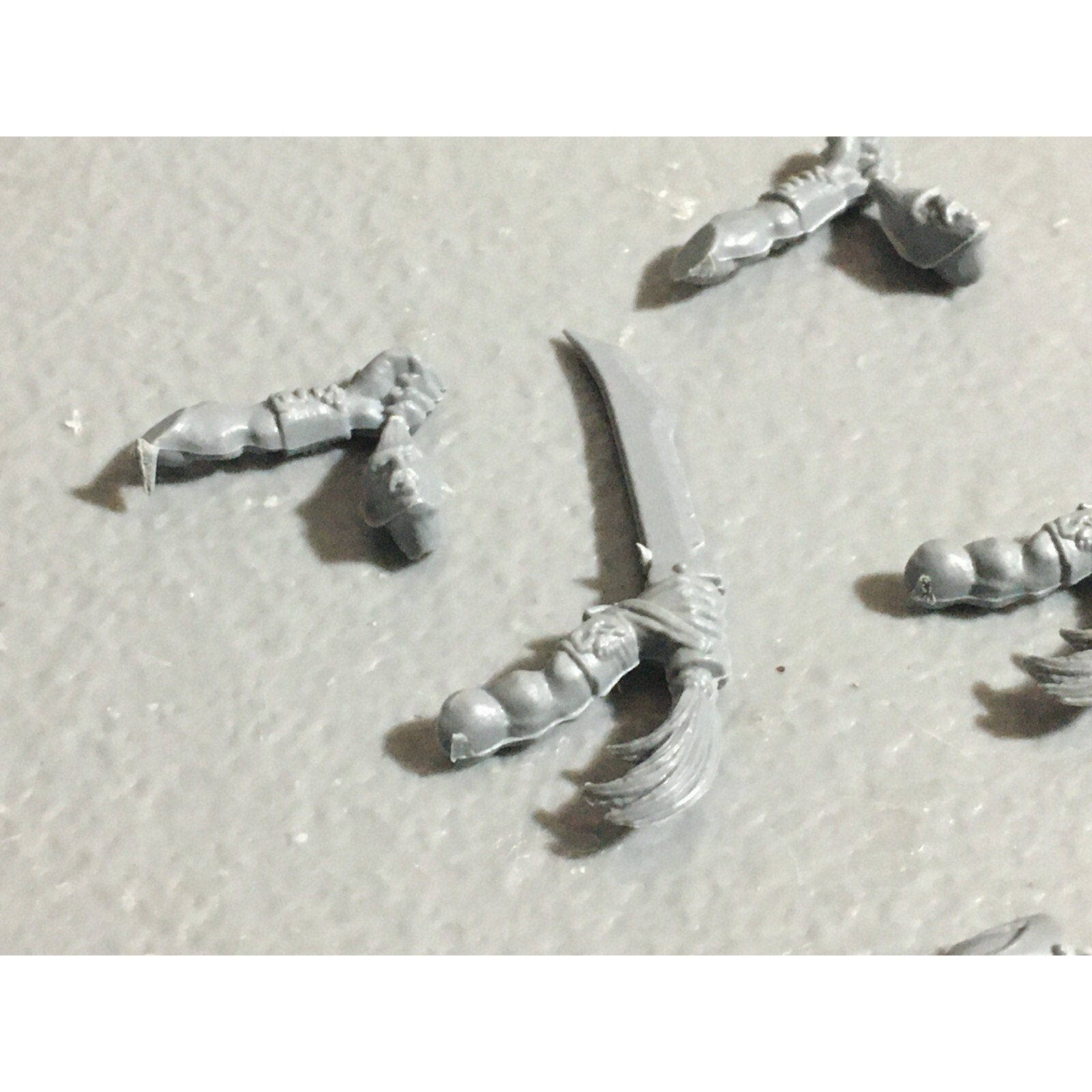 A22629 WARHAMMER FANTASY ORCS & GOBLINS BITS LOT GOBLIN WOLF RIDER ARMS GW
