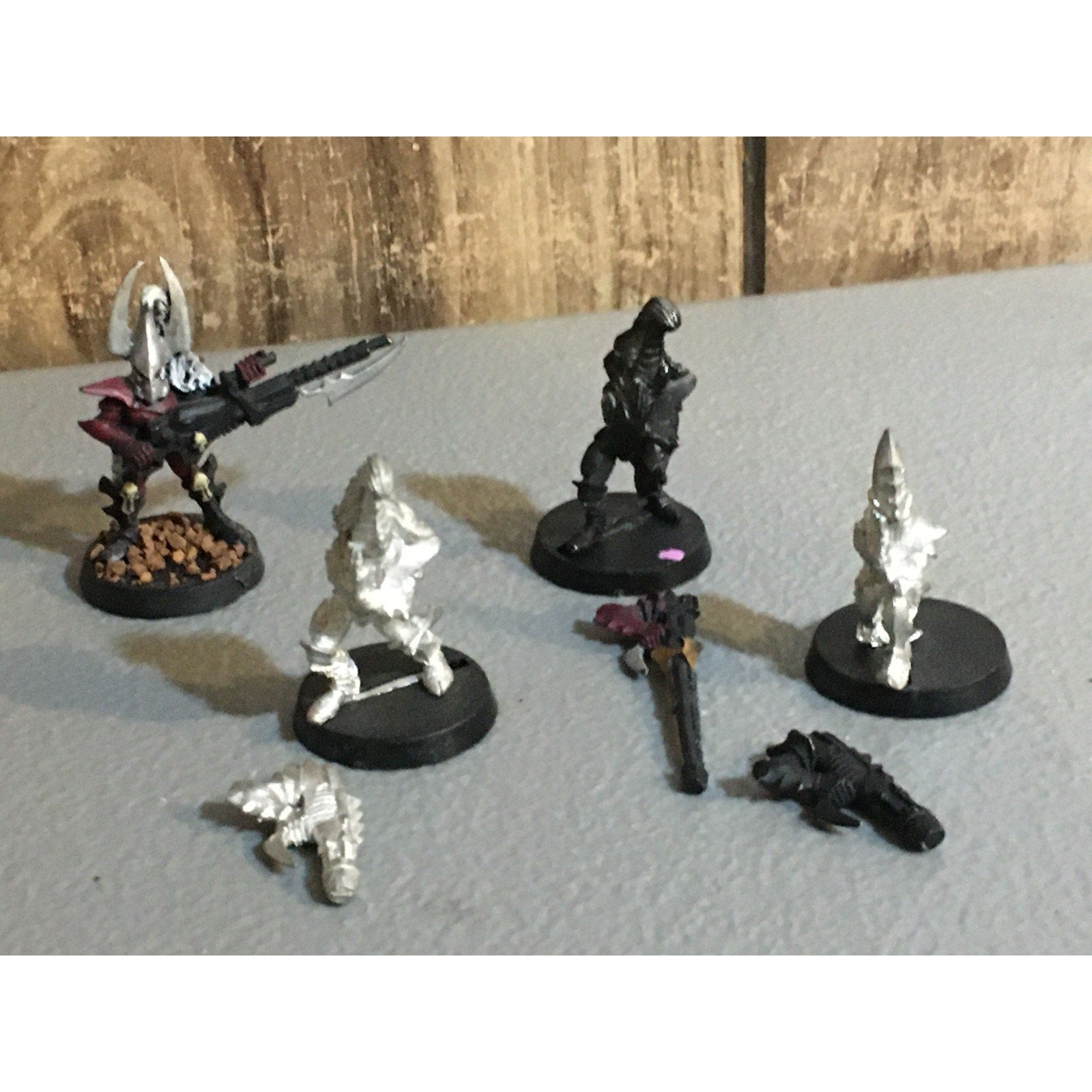 A33744 WARHAMMER 40K DARK ELDAR DRUKHARI METAL KABALITE WARRIOR HEAVY WEAPON 4PK
