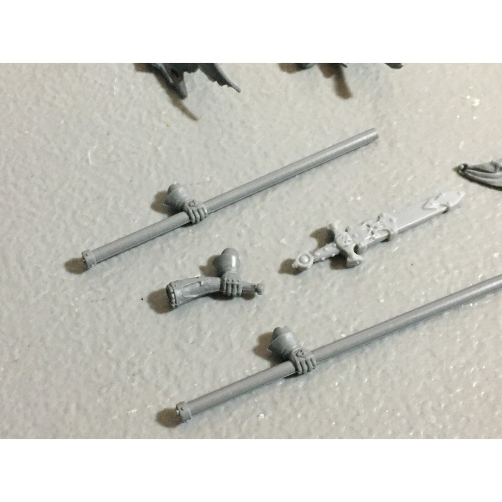 A22266 WARHAMMER FANTASY CHAOS MORTALS BITS LOT MIXED BANNERS ACCESSORIES GW