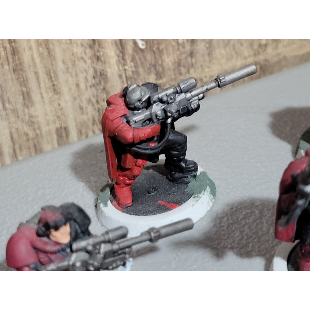 A18680 WARHAMMER 40K SPACE MARINES SCOUT SNIPER 5 PK CAMO