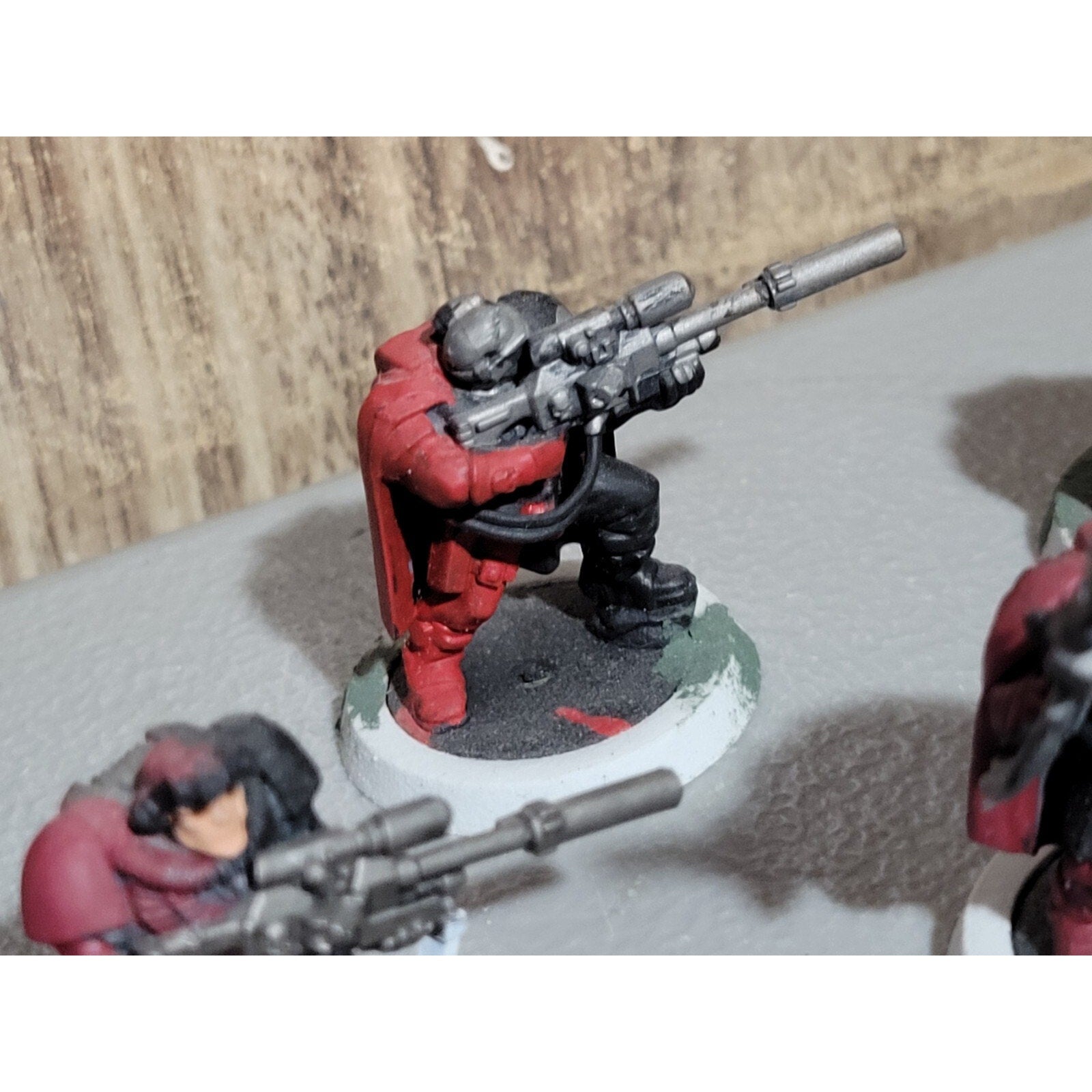 A18680 WARHAMMER 40K SPACE MARINES SCOUT SNIPER 5 PK CAMO