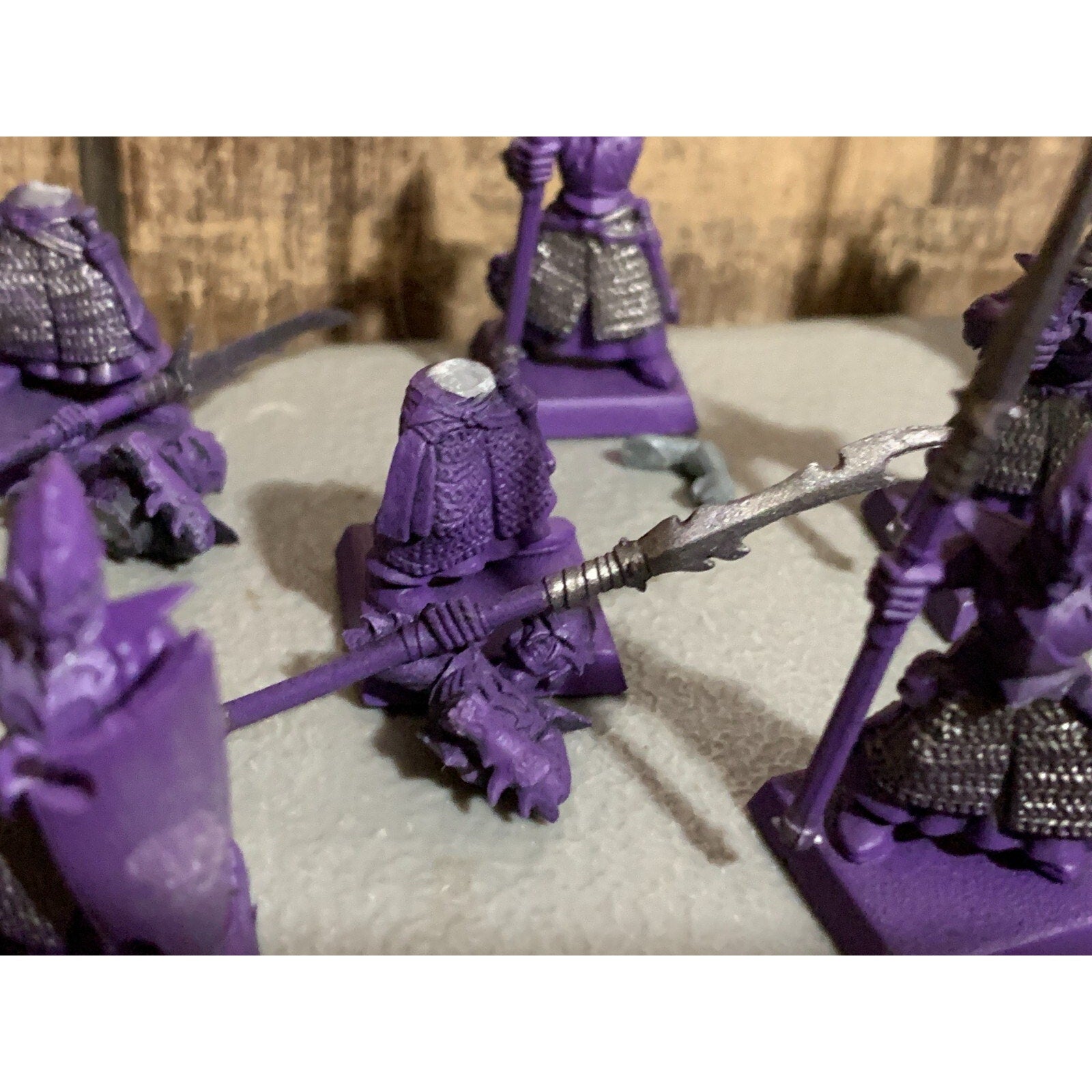 A16903 WARHAMMER AOS FANTASY DARK ELVES SPEARMEN 10 PACK MISS 2 SHIELDS GW