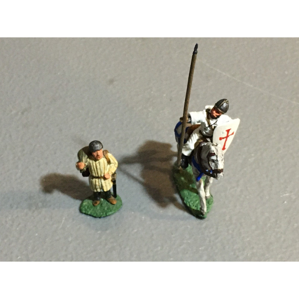 A10137 CITADEL PRE SLOTTA METAL RARE OOP HUMAN KNIGHTS 1 MOUNTED PAINTED